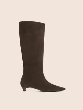 Novelda Brown Suede Boot Easy Layer