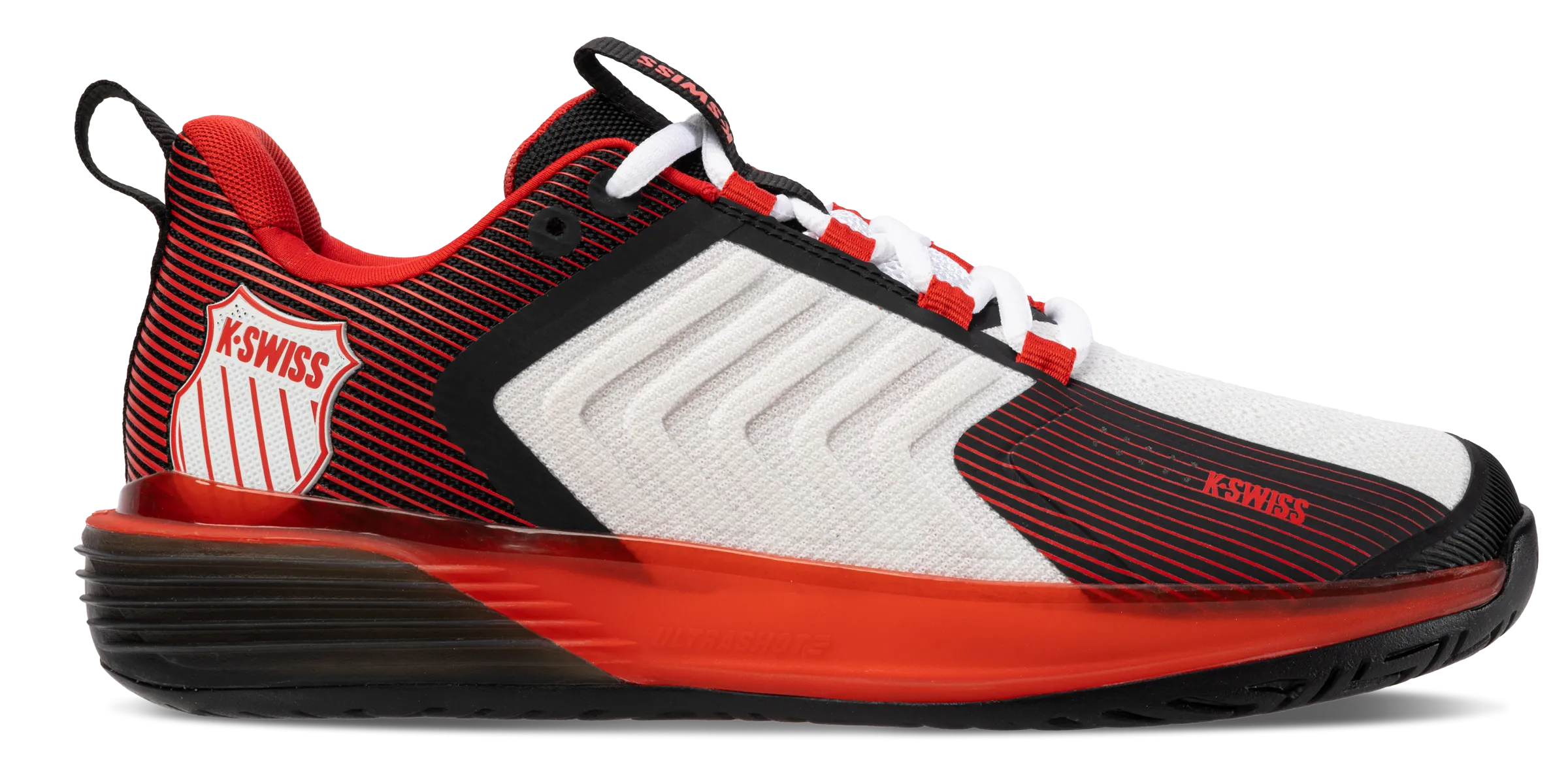 06988-104-M | ULTRASHOT 3 | BRIGHT WHITE/STRETCH LIMO/HIGH RISK RED Secure fit Slip Resistant Outdoor Explorers