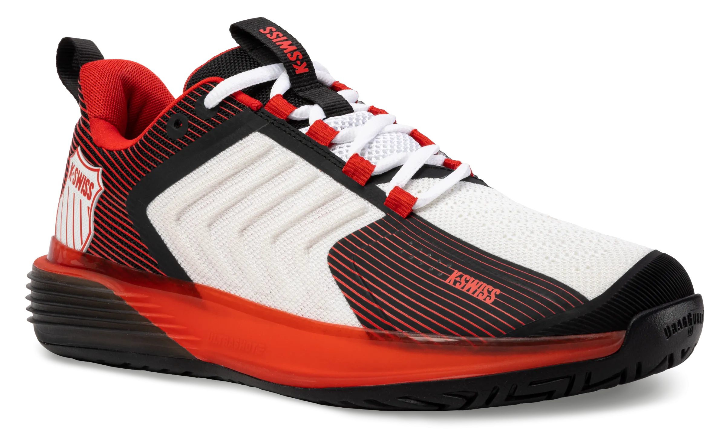 Strong Stitching Water Resistant Construction 06988-104-M | ULTRASHOT 3 | BRIGHT WHITE/STRETCH LIMO/HIGH RISK RED