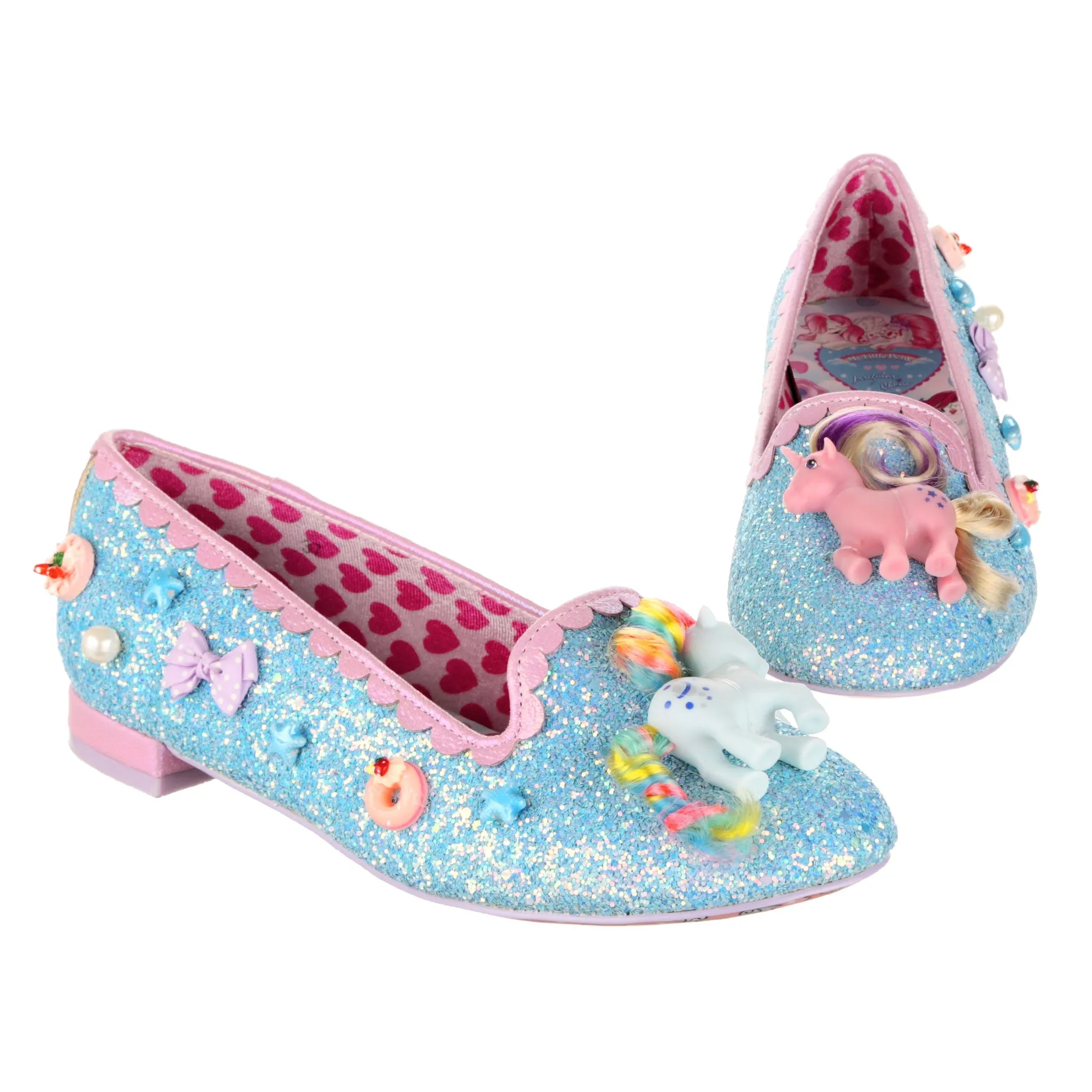 Flexible Step Trendy Casual Footwear Playful Ponies Wide Fit
