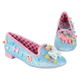 Flexible Step Trendy Casual Footwear Playful Ponies Wide Fit
