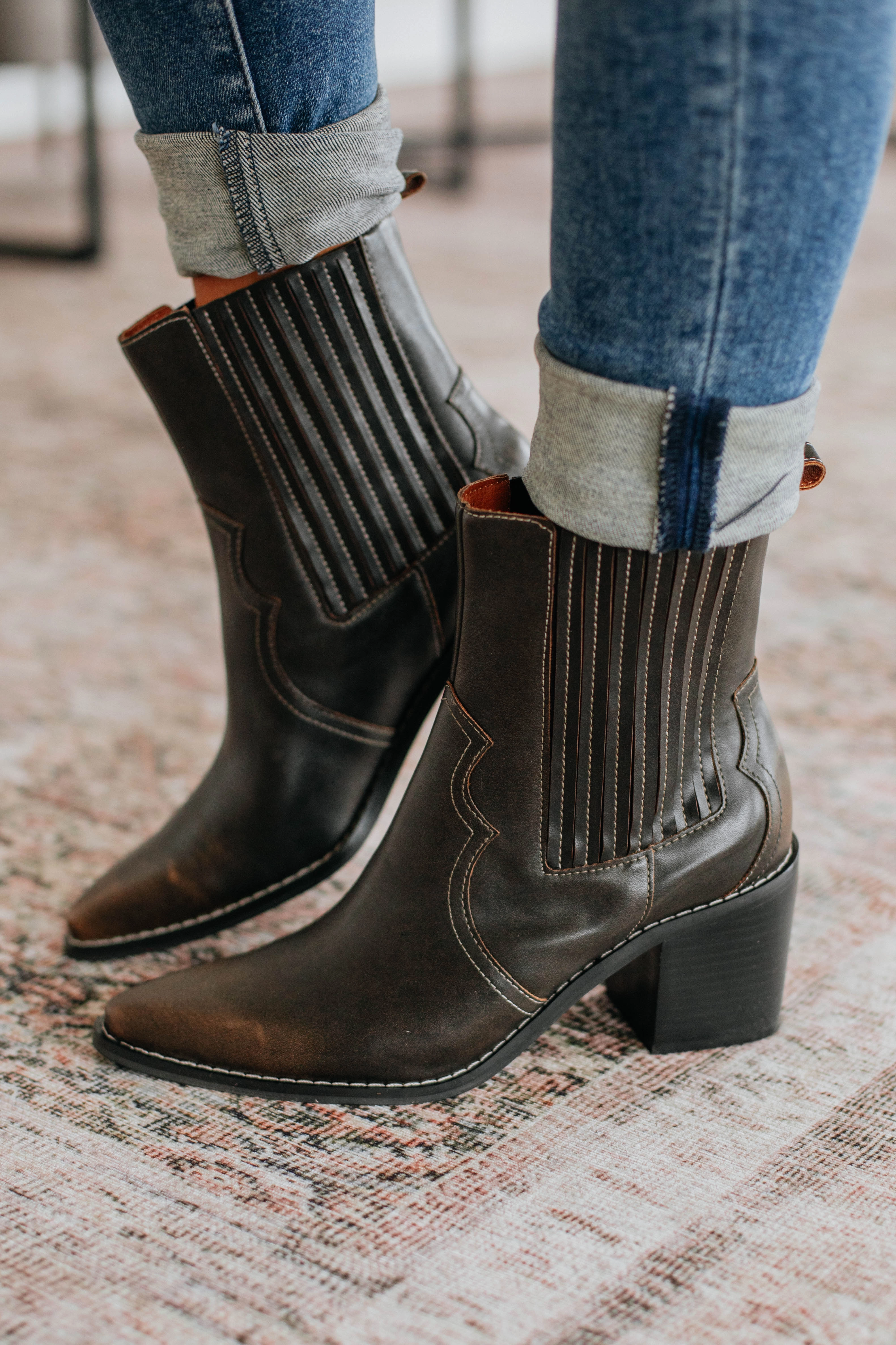 Soft Neutral Zen Step On My Best Behavior Boots - Coffee