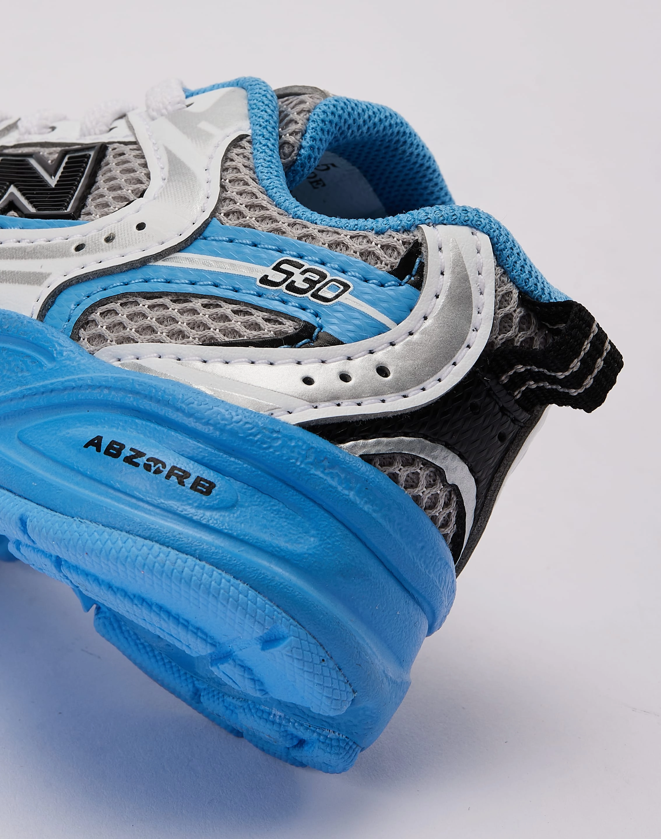 New Balance 530 'Silver Azure' Toddler Cushioned - tongue