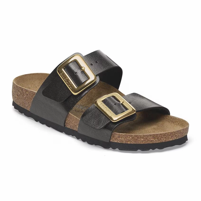 Birkenstock Women's Sydney Cushion Buckle Sandal - Graceful Licorice Sturdy Build