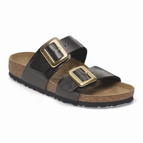 Birkenstock Women's Sydney Cushion Buckle Sandal - Graceful Licorice Sturdy Build