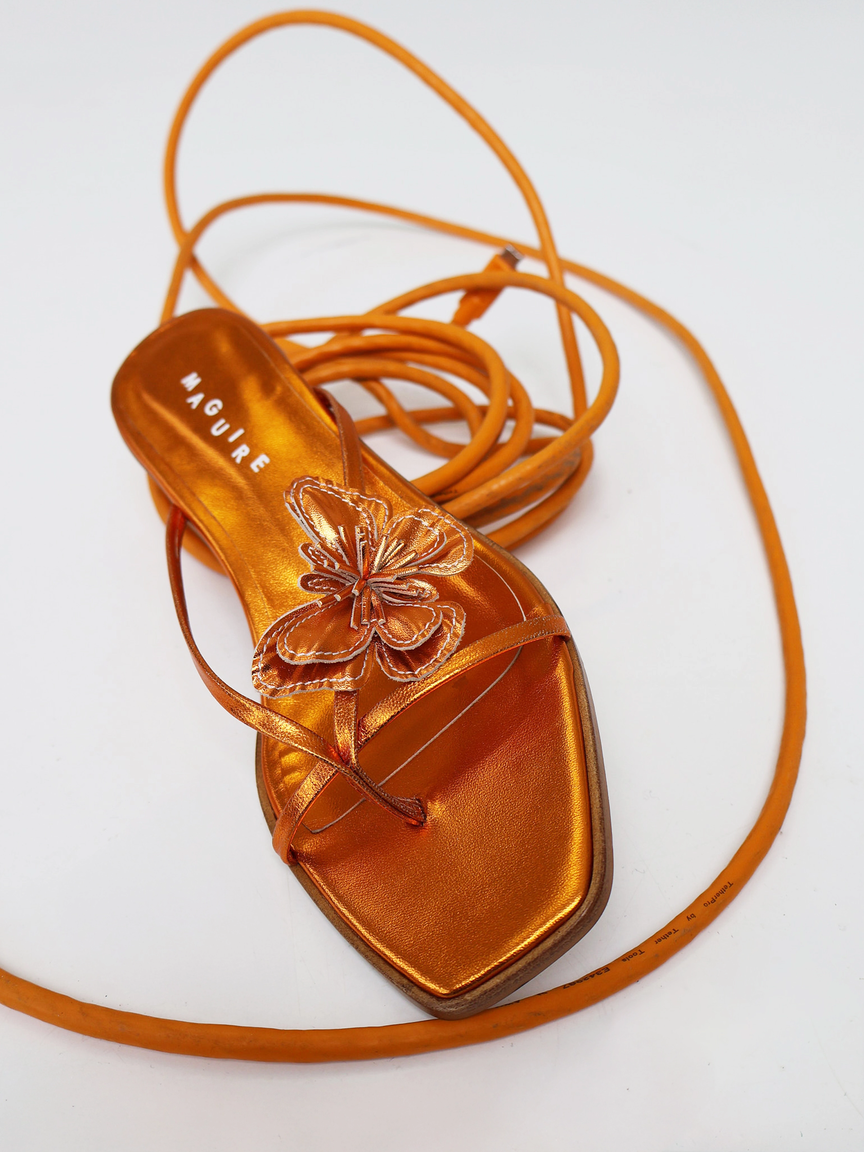 Ulla Orange Sandal Lightweight Construction