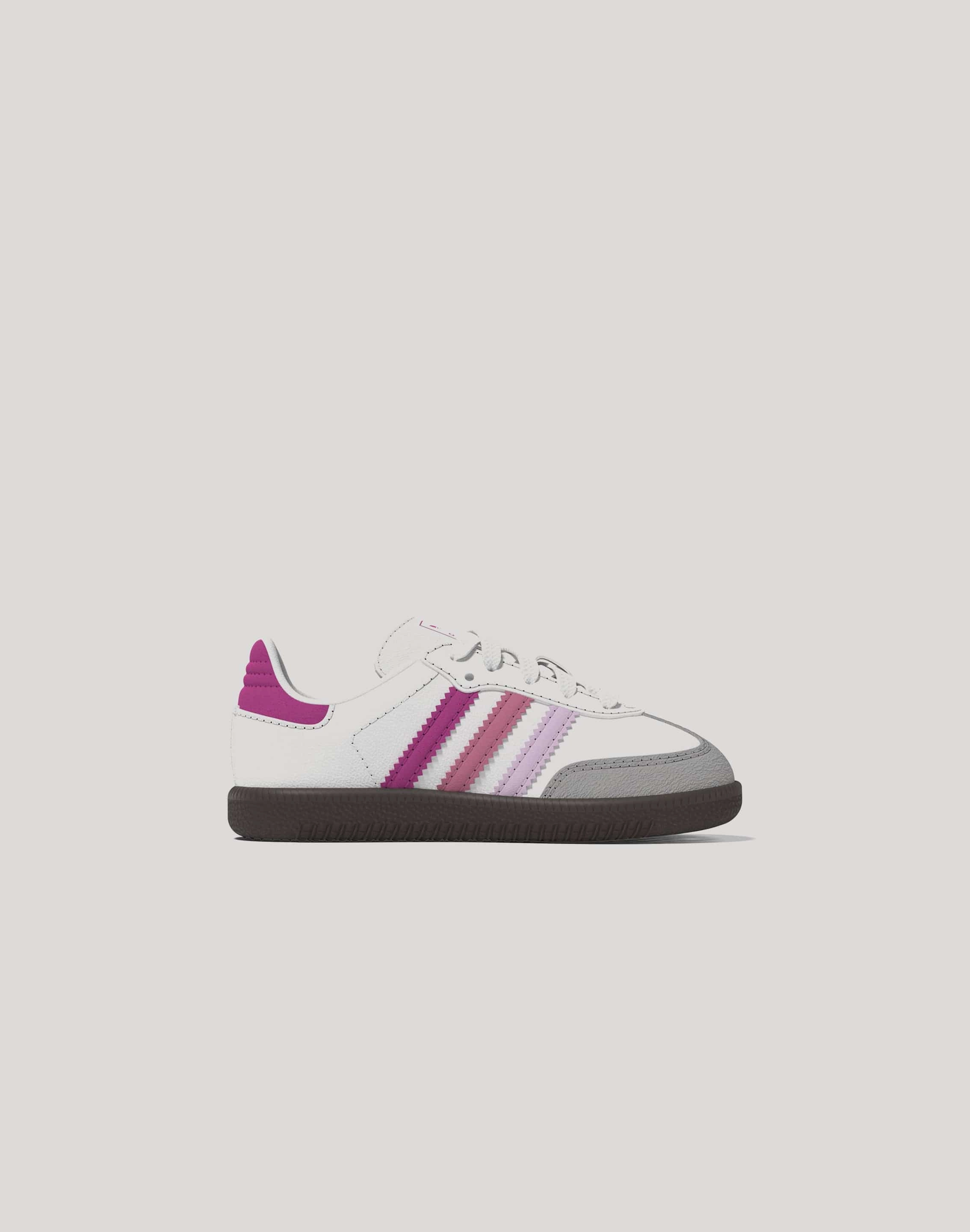 Adidas SAMBA OG J TD ROSE/ORCHID/WHT Moisture Wicking Fabric