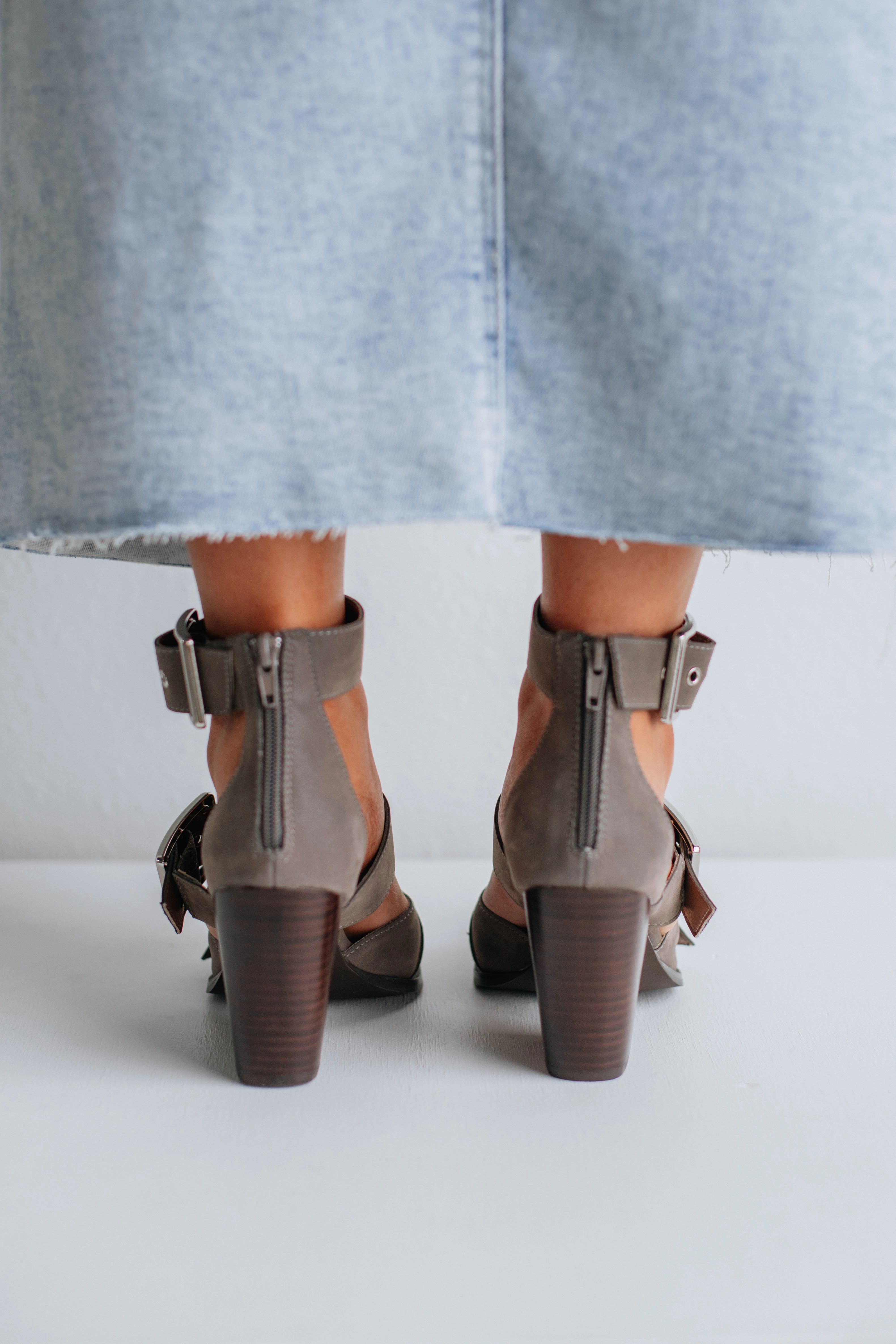 Anti Bacterial Proving My Point Heels - Charcoal