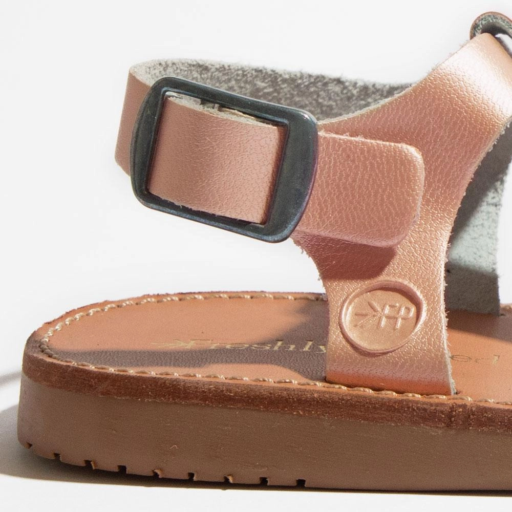 Thermoplastic Frame Flexibility Feature Rose Gold Malibu Sandal