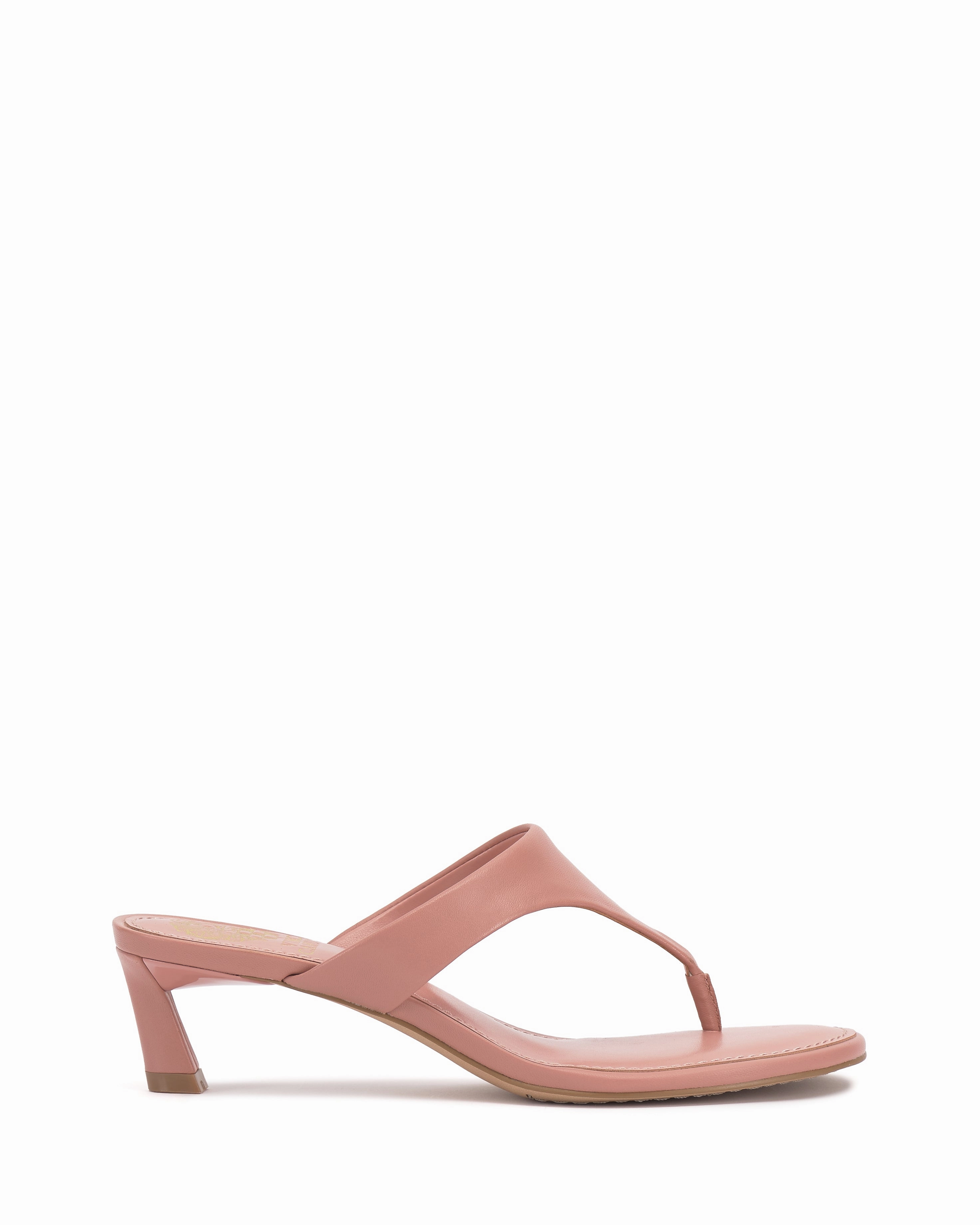 Lina Kitten Heel Sandal Cotton Touch Gloss Finish