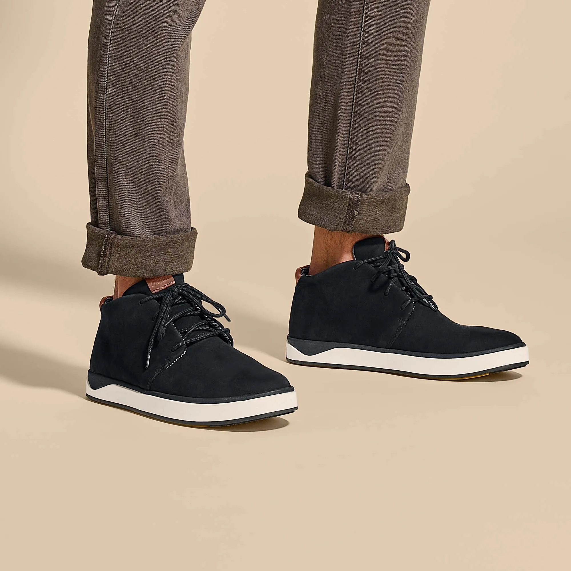 Men Edge Soft Step Papak Ili - Black