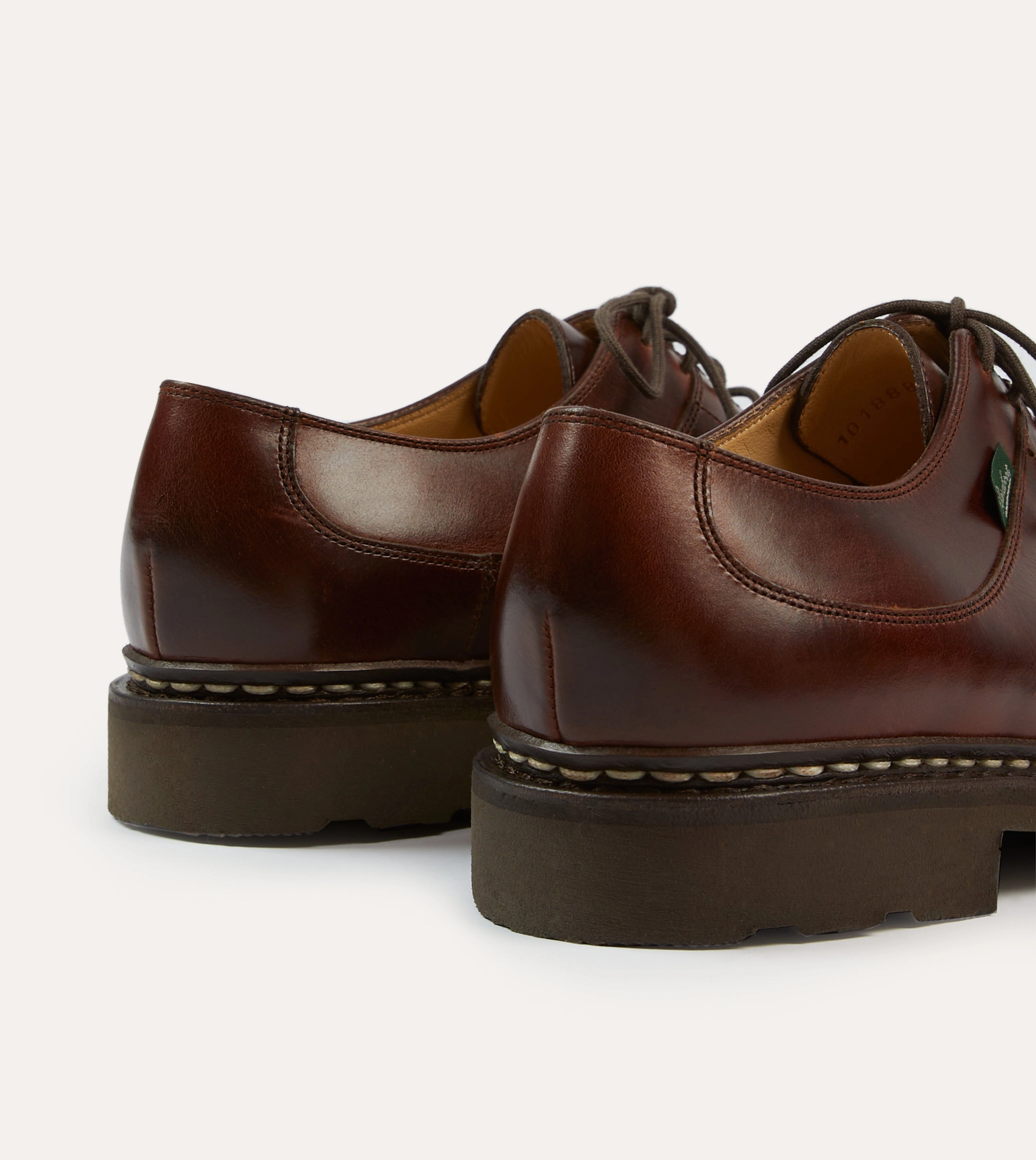 AI Path Paraboot Avignon Brown Leather Derby Shoe