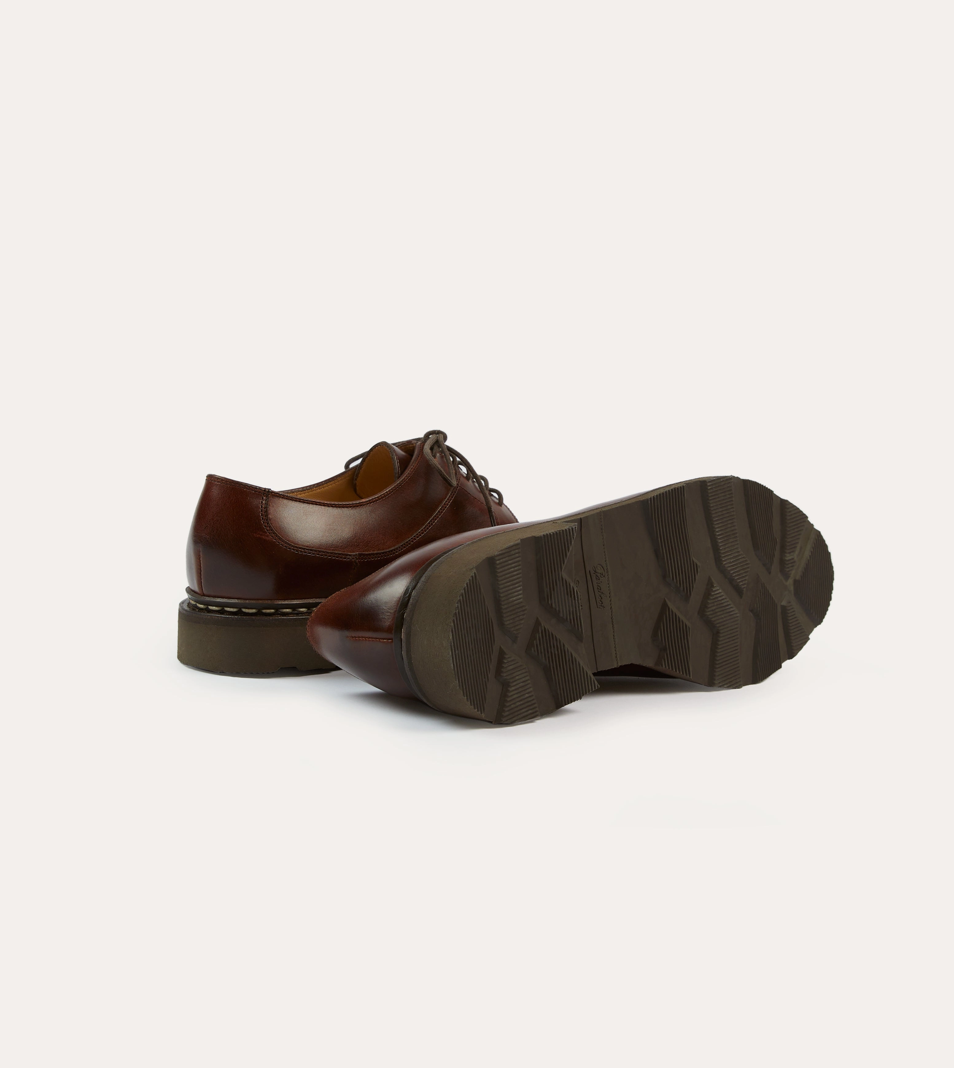 Energy Core Paraboot Avignon Brown Leather Derby Shoe