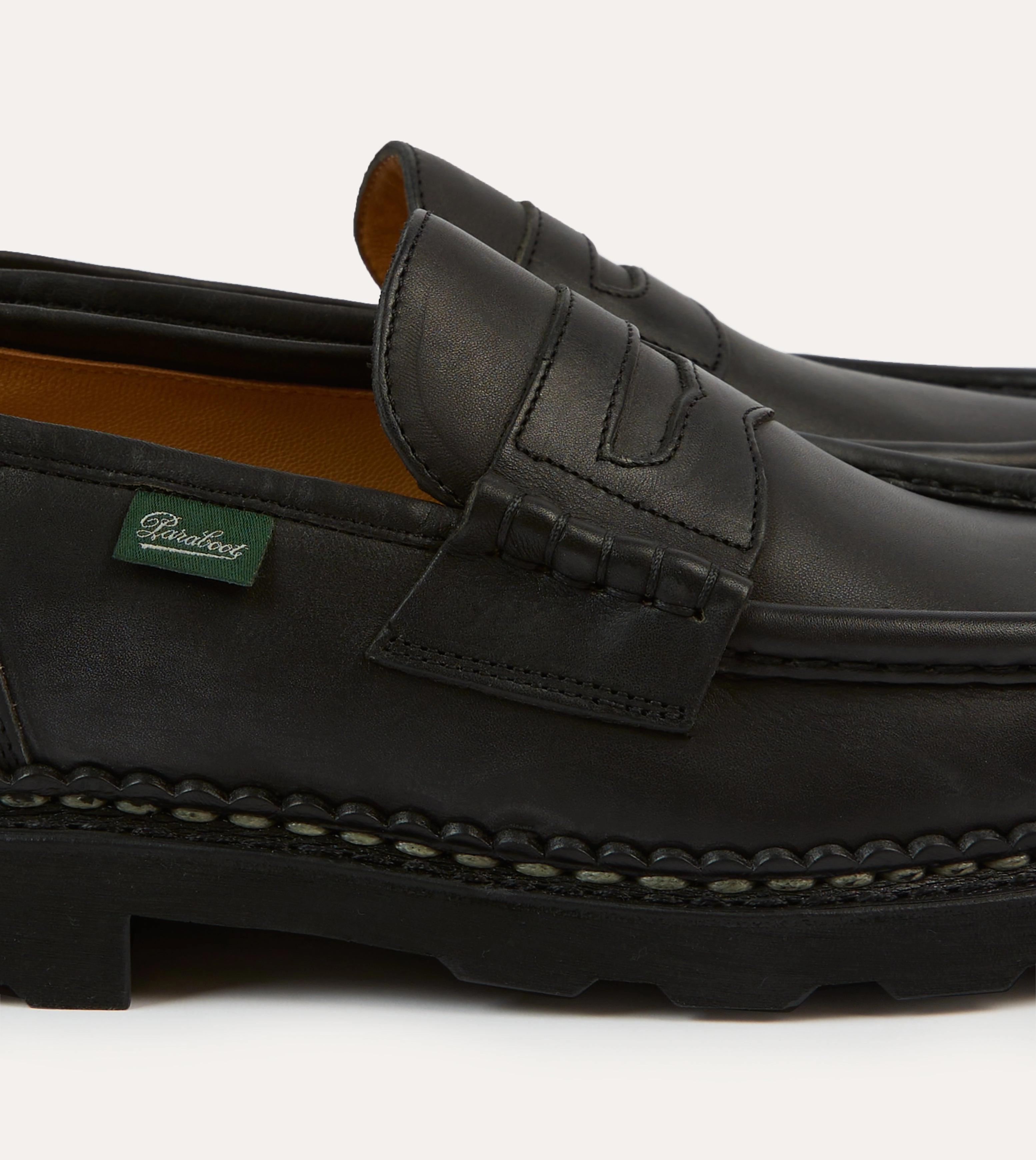 Mono Style Paraboot Reims Black Leather Loafer