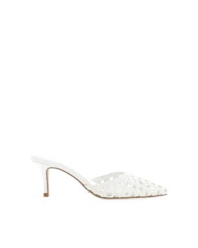 Ergonomic Footbed Shape Breathable Inner Sleeve DOTTIE - WHITE