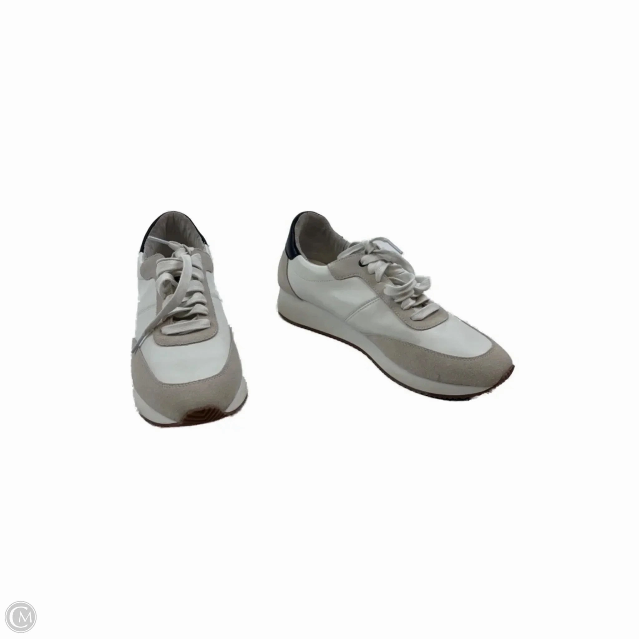 Shoes Sneakers By Banana Republic In Grey & White, Size: 8.5 Compression Zones