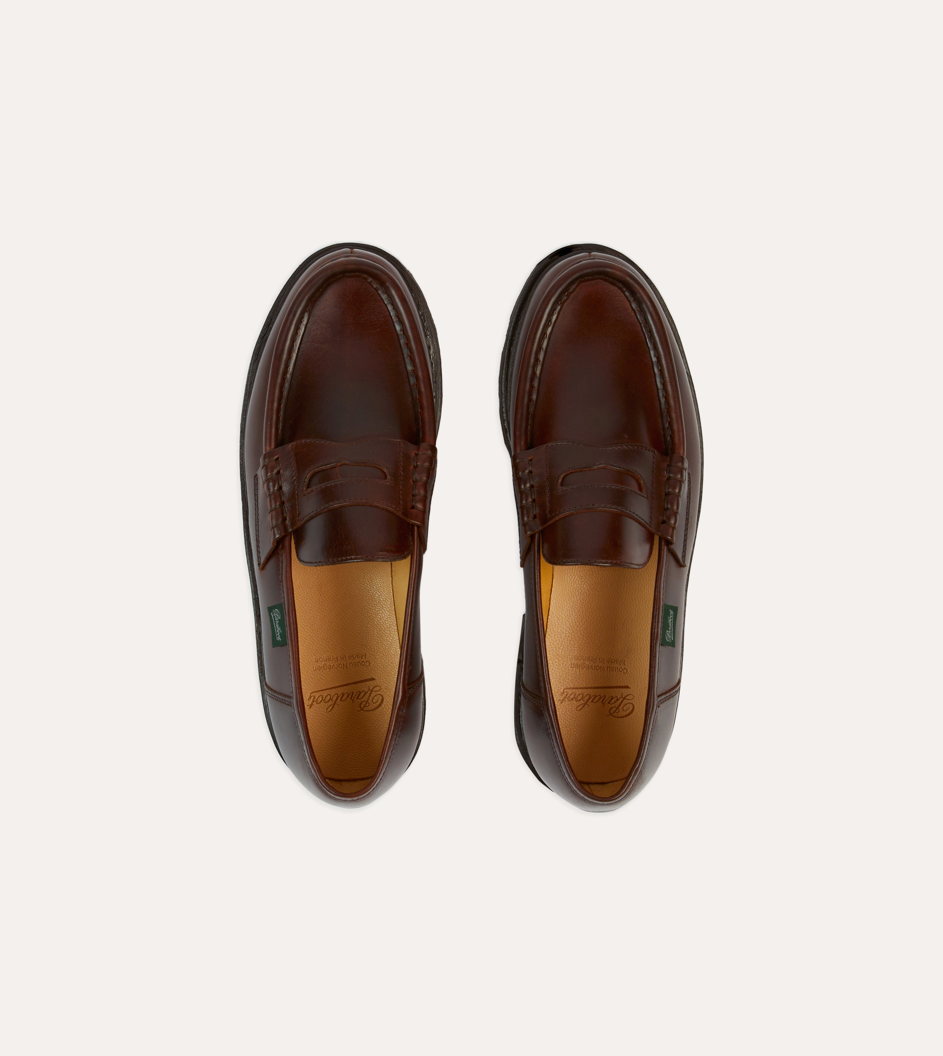 Paraboot Reims corce Leather Loafer design
