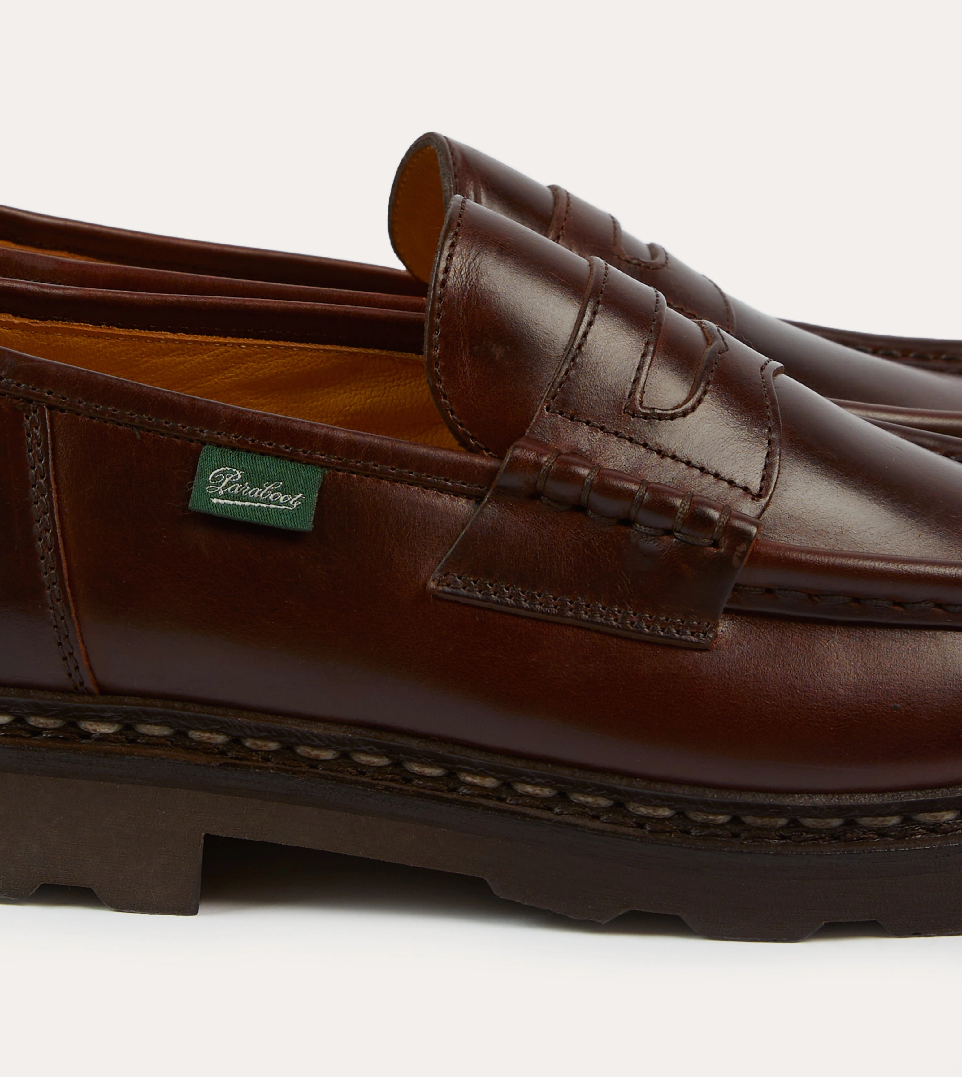 Subtle Finish Paraboot Reims corce Leather Loafer