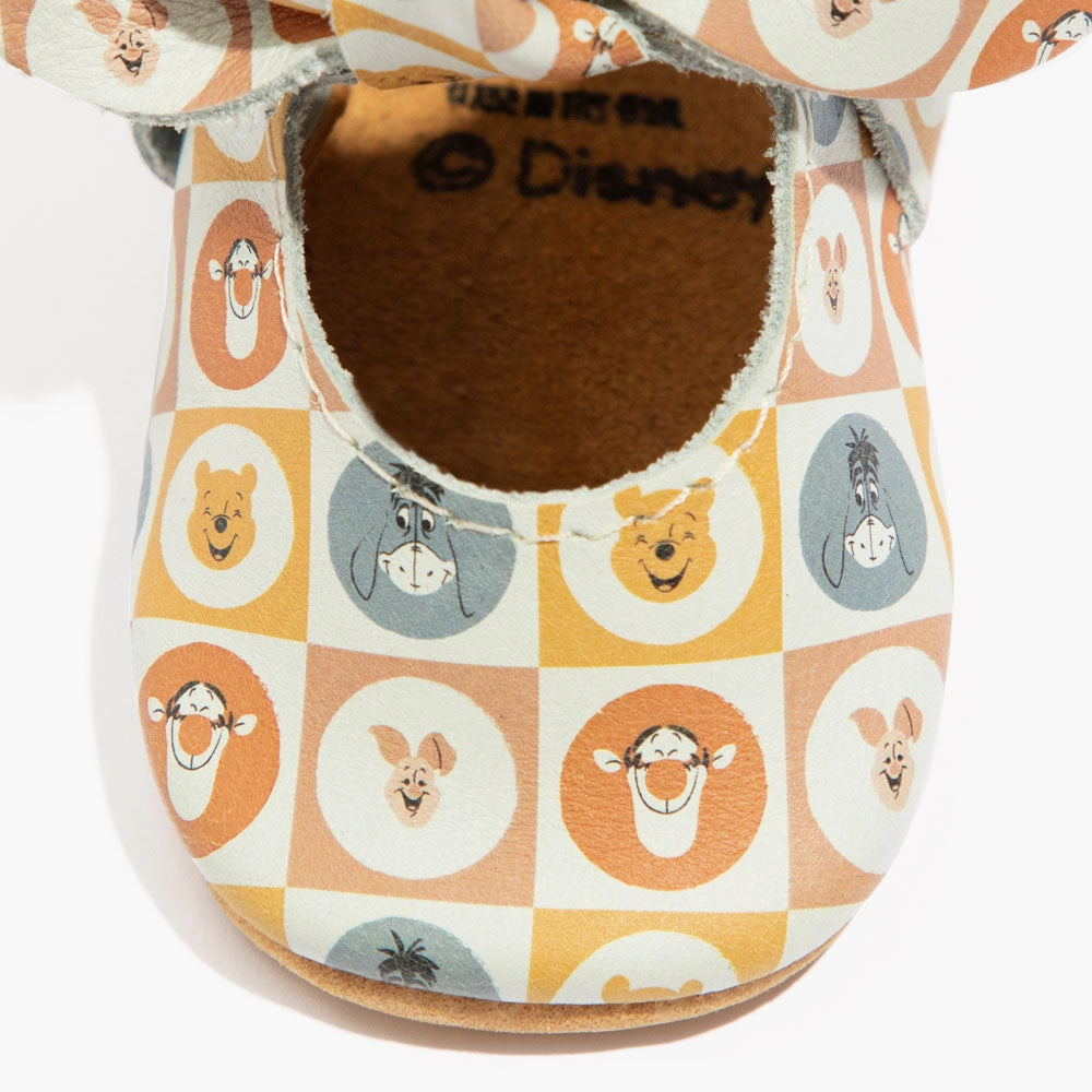 Reinforced Eyelets Easy - to - wear kids' fashion Pooh & Friends Knotted Bow Baby Shoe