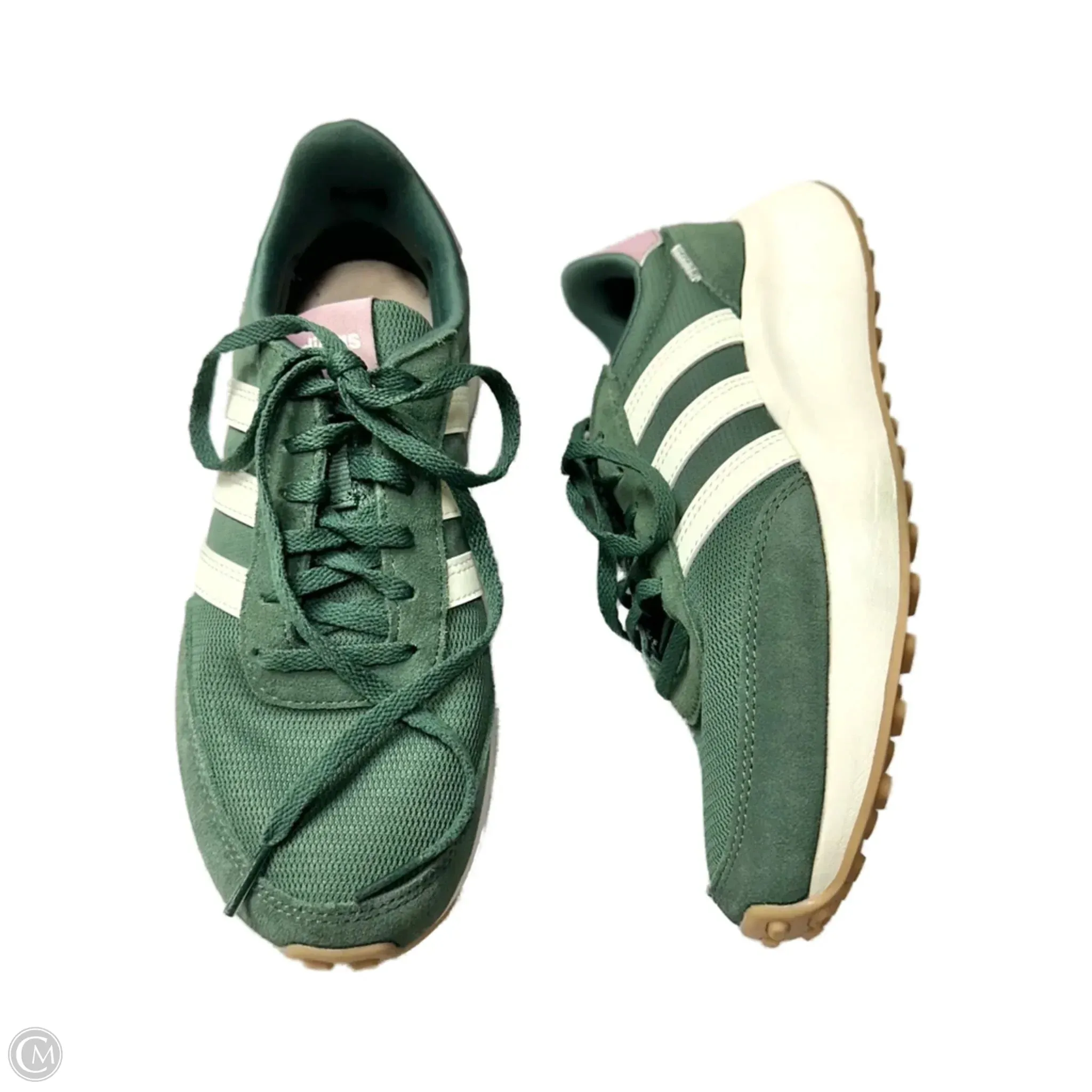 Shoes Sneakers By Adidas In Green & Pink, Size: 6 Flexible TPU Shank Secure Lace System