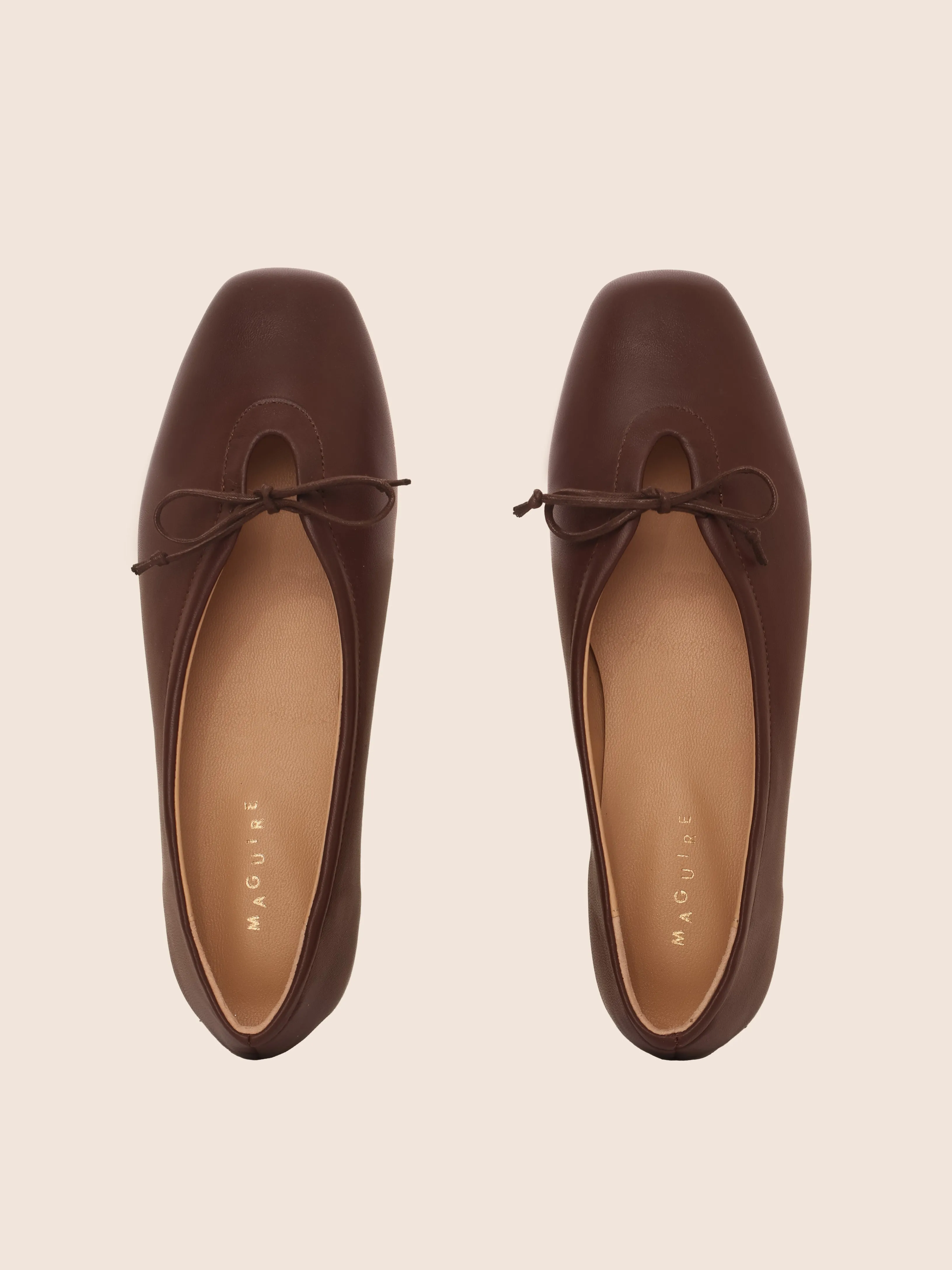Effortless Style Prato Brown Ballerina