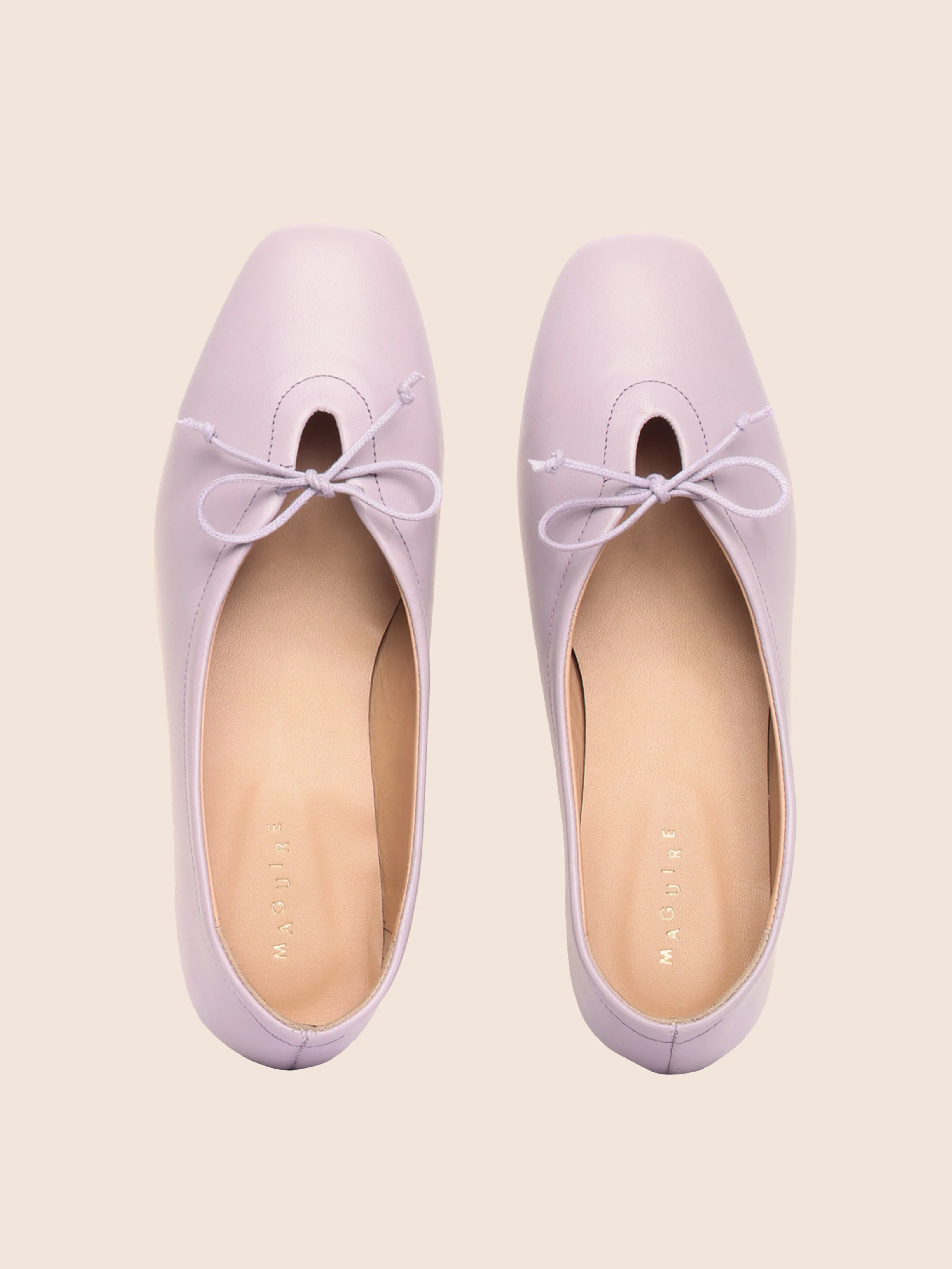 Prato Lilac Ballerina Coast Glow Cozy Walking Flats