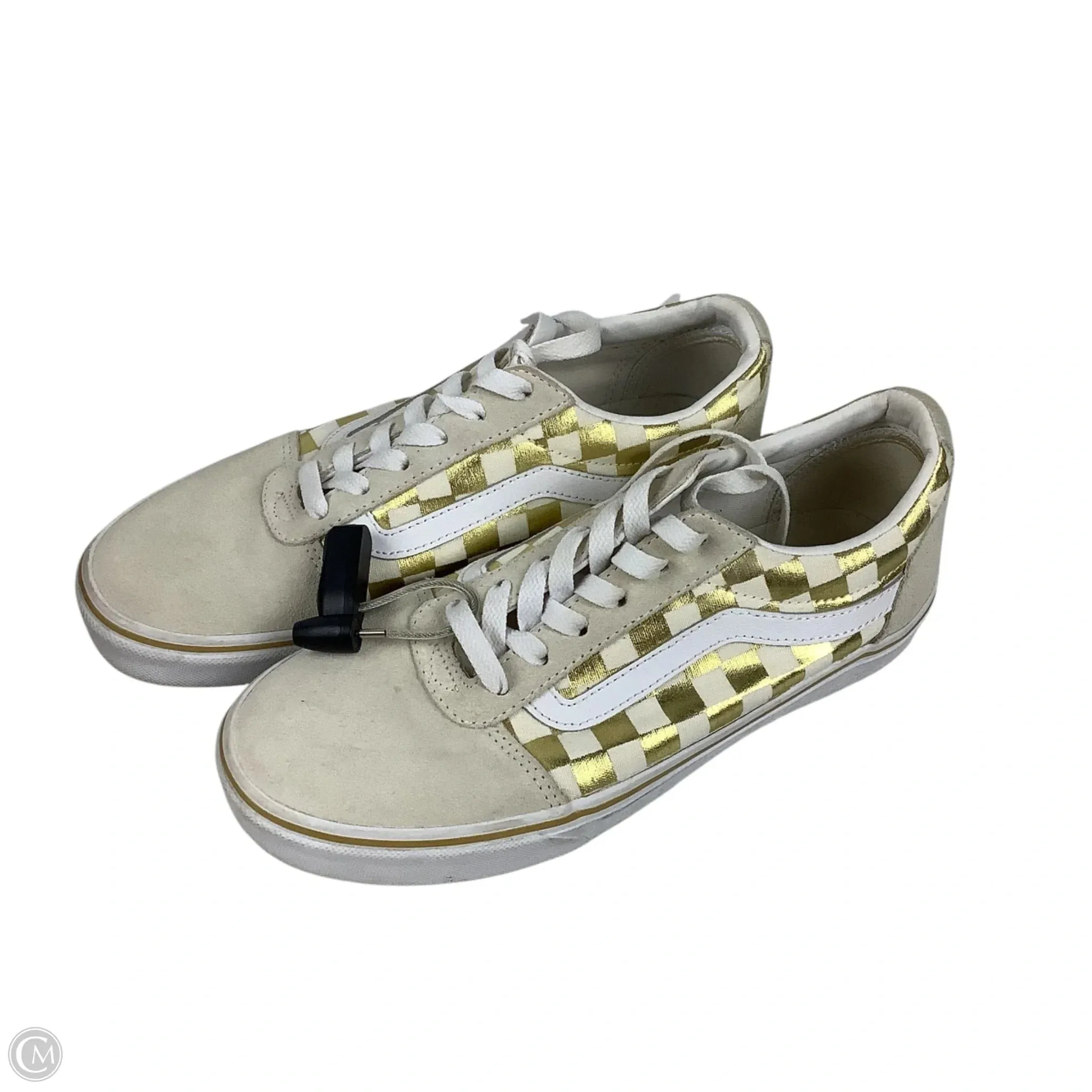 Shoes Sneakers By Vans In Cream, Size: 8 Gym Casual Urban Look