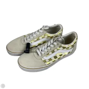 Shoes Sneakers By Vans In Cream, Size: 8 Gym Casual Urban Look