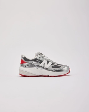 New Balance 990v6 'Tinsel' Pre-School running in a beach area shoes Reactive Propulsion Pods