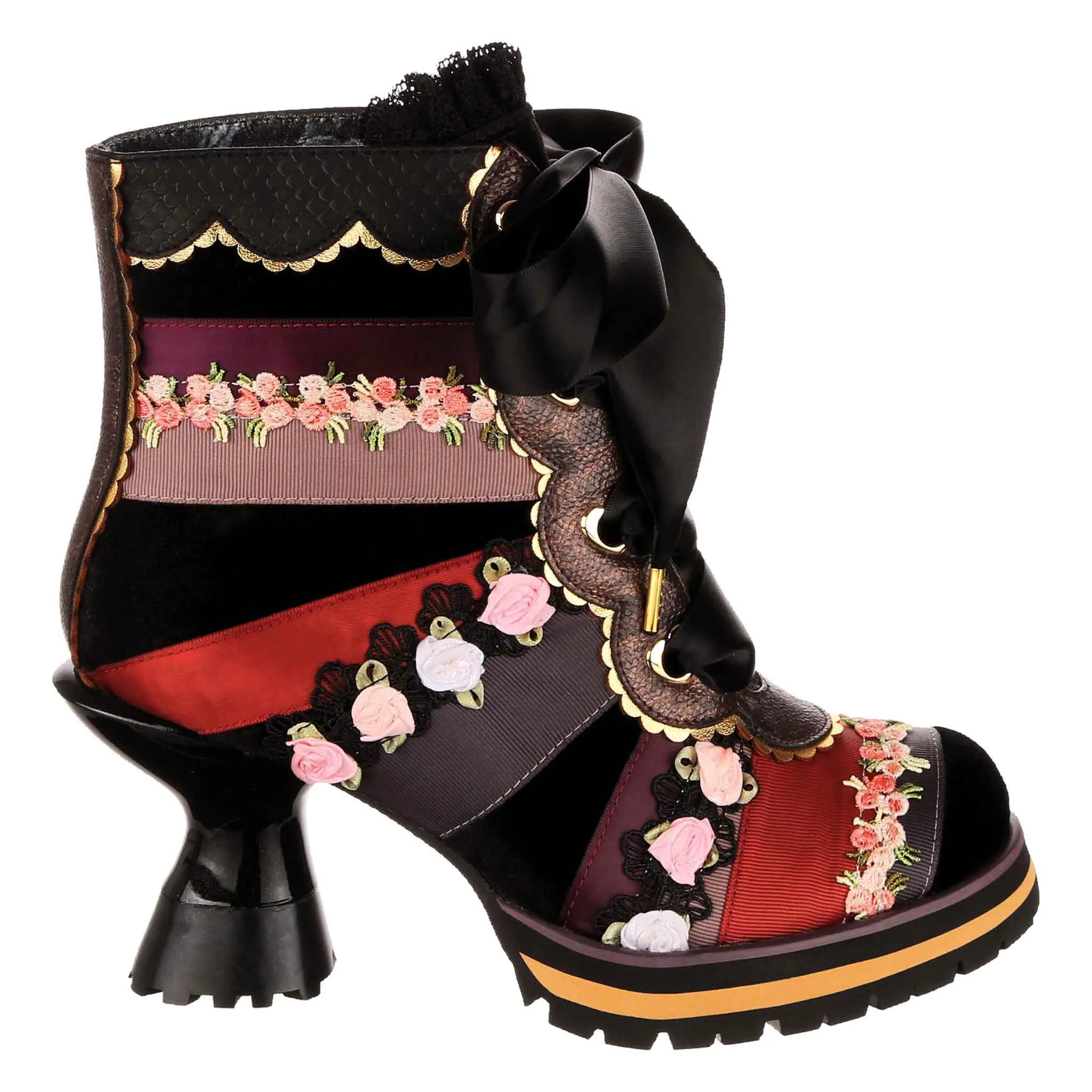 Pretty Patchwork Romantic Spark Charming Shoes