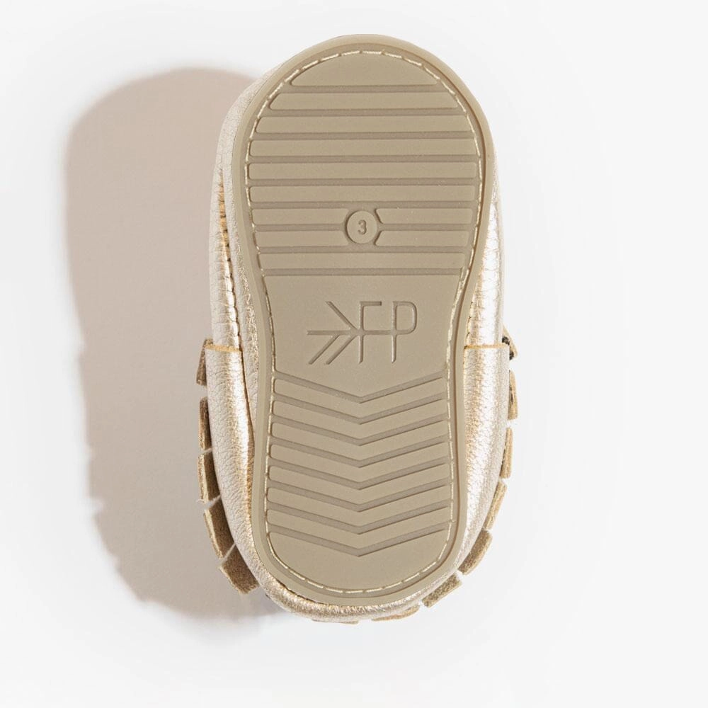 Little ones' items Seamless construction Platinum Moccasin Baby Shoe