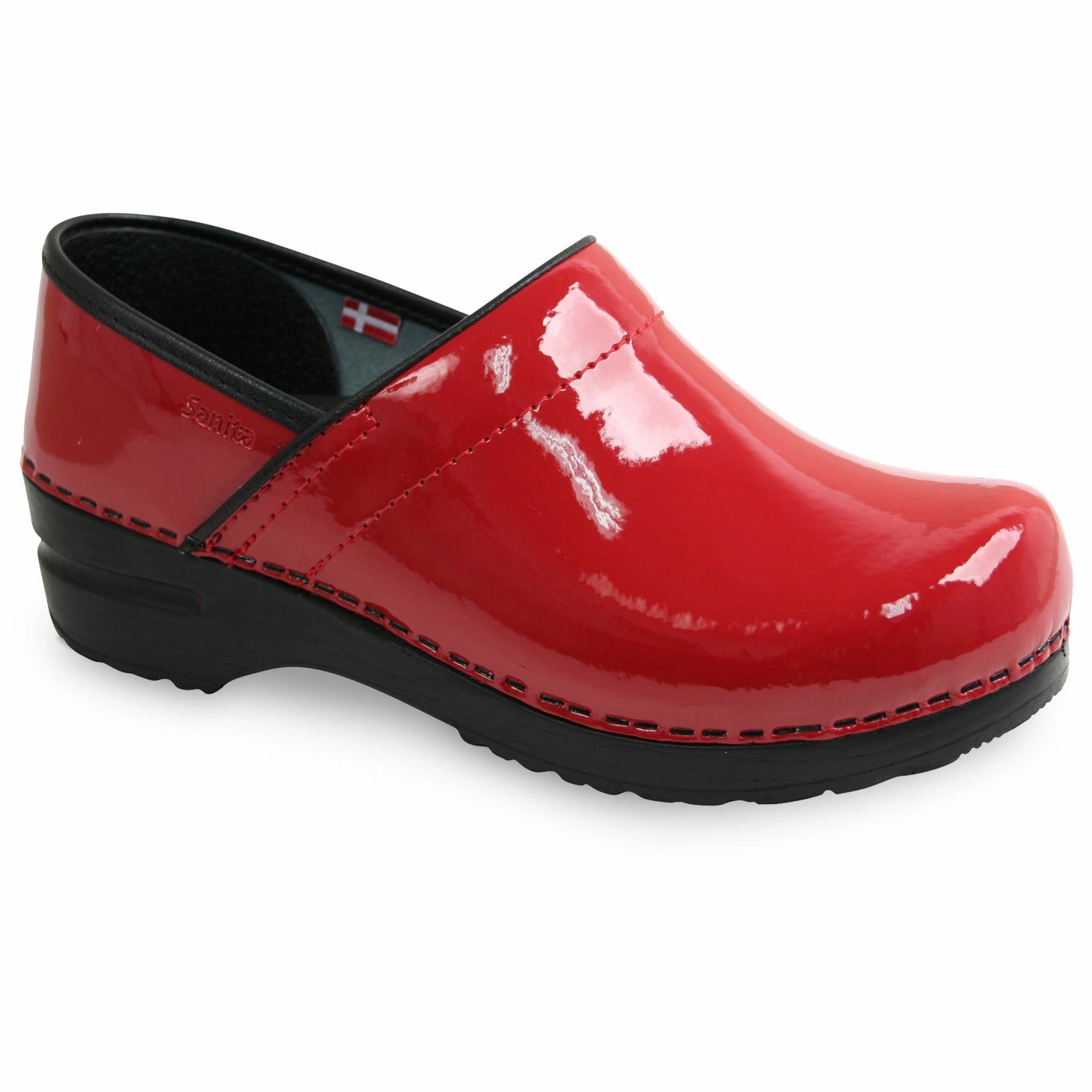 Commute Light Move Light Professional Women's Clog - Patent Red