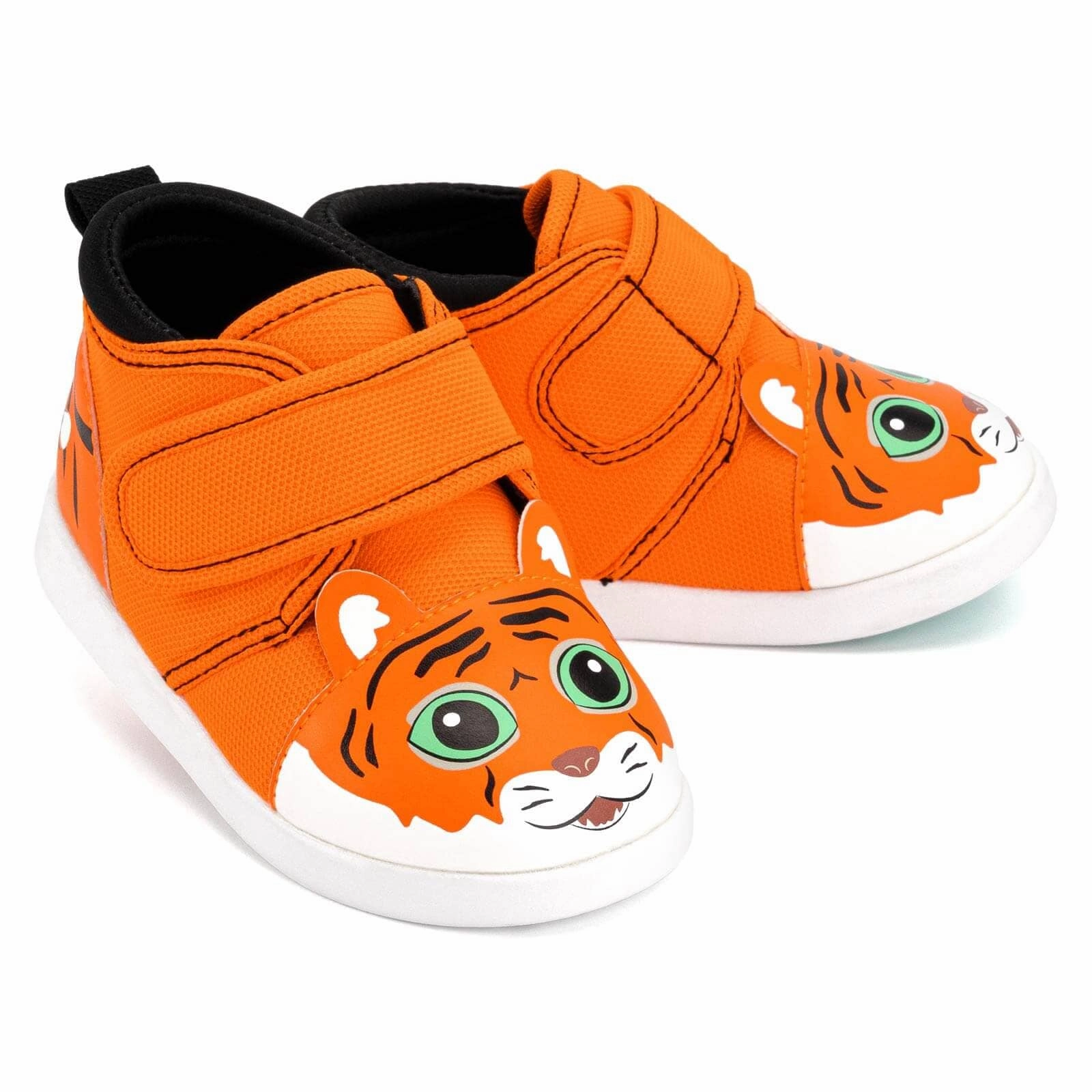 Tiger Squeaky Toddler Shoes | Orange Mesh Cool Cactus Cool