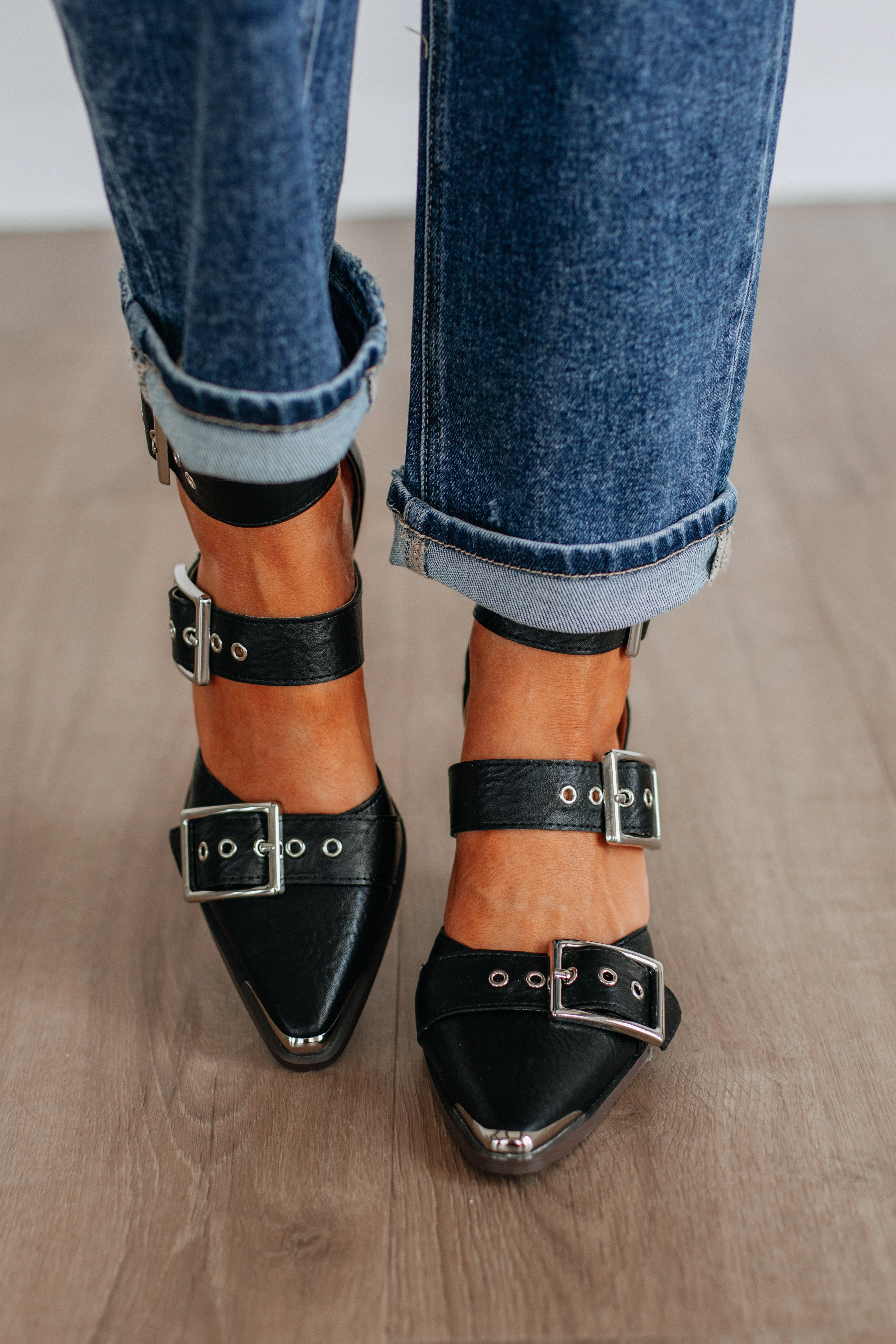 Proving My Point Heels - Black Angel Mood Office Smart