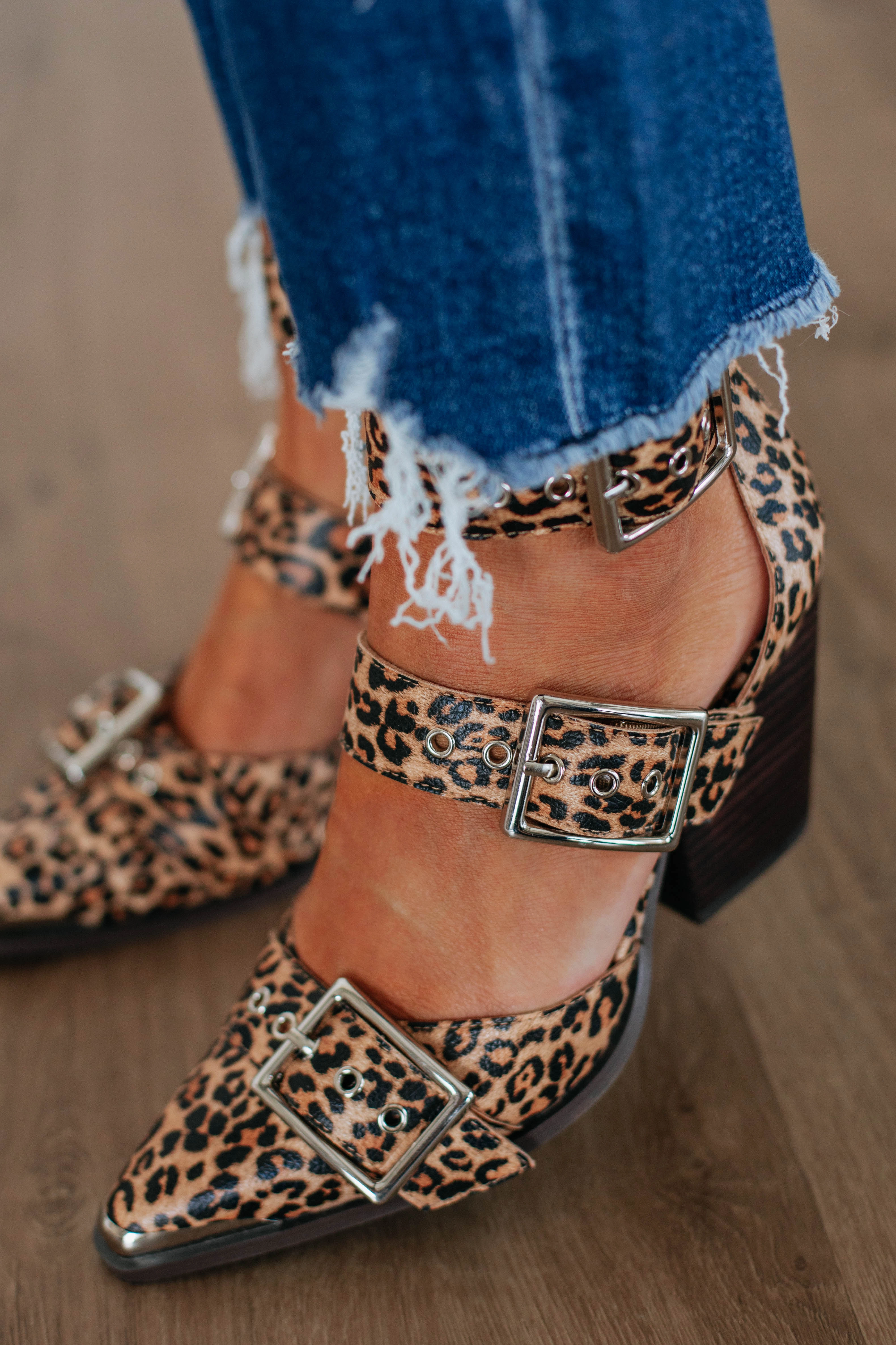 Quick Drying Airport Travel Proving My Point Heels - Leopard