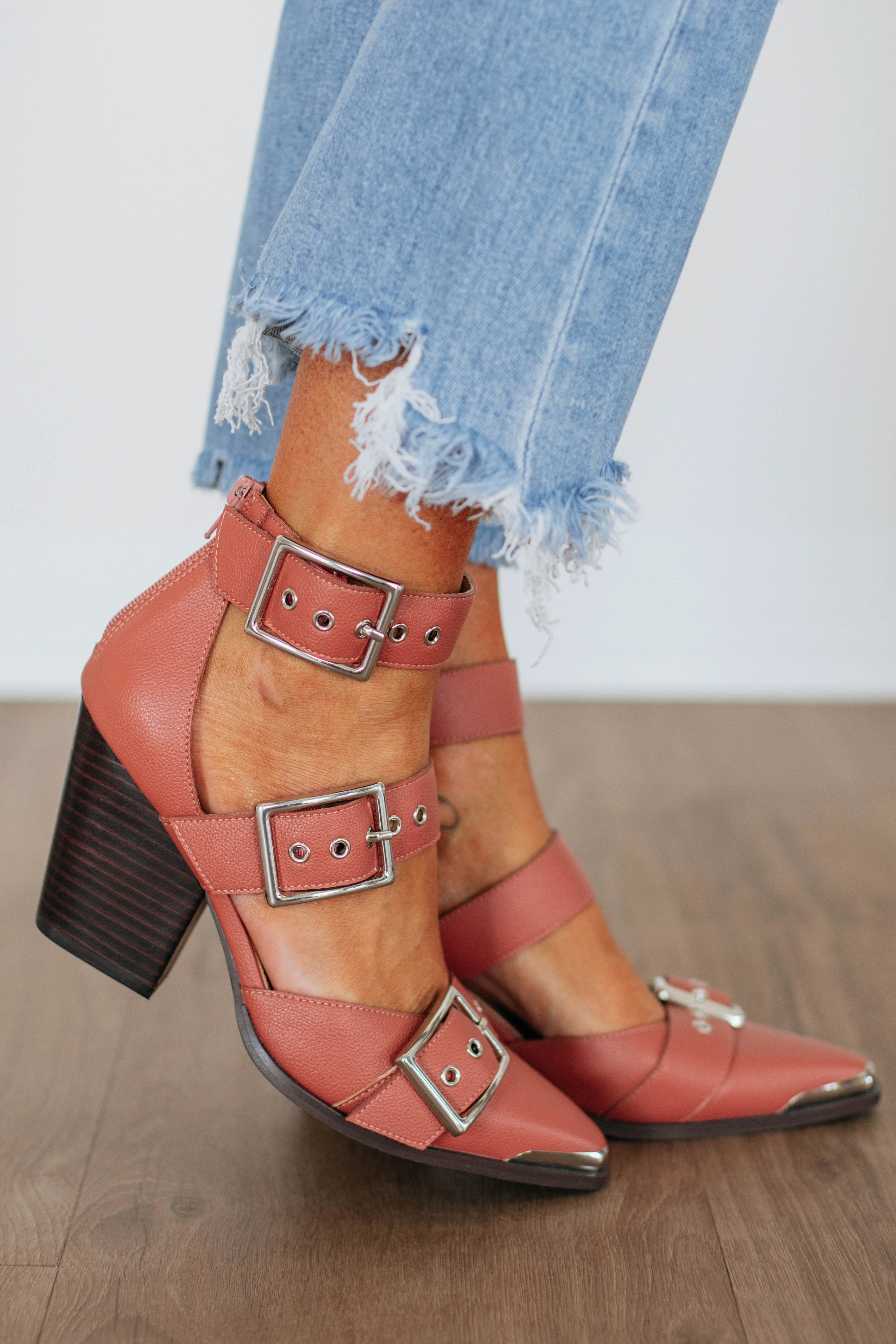 Proving My Point Heels - Mauve Flexible Torsion Bar