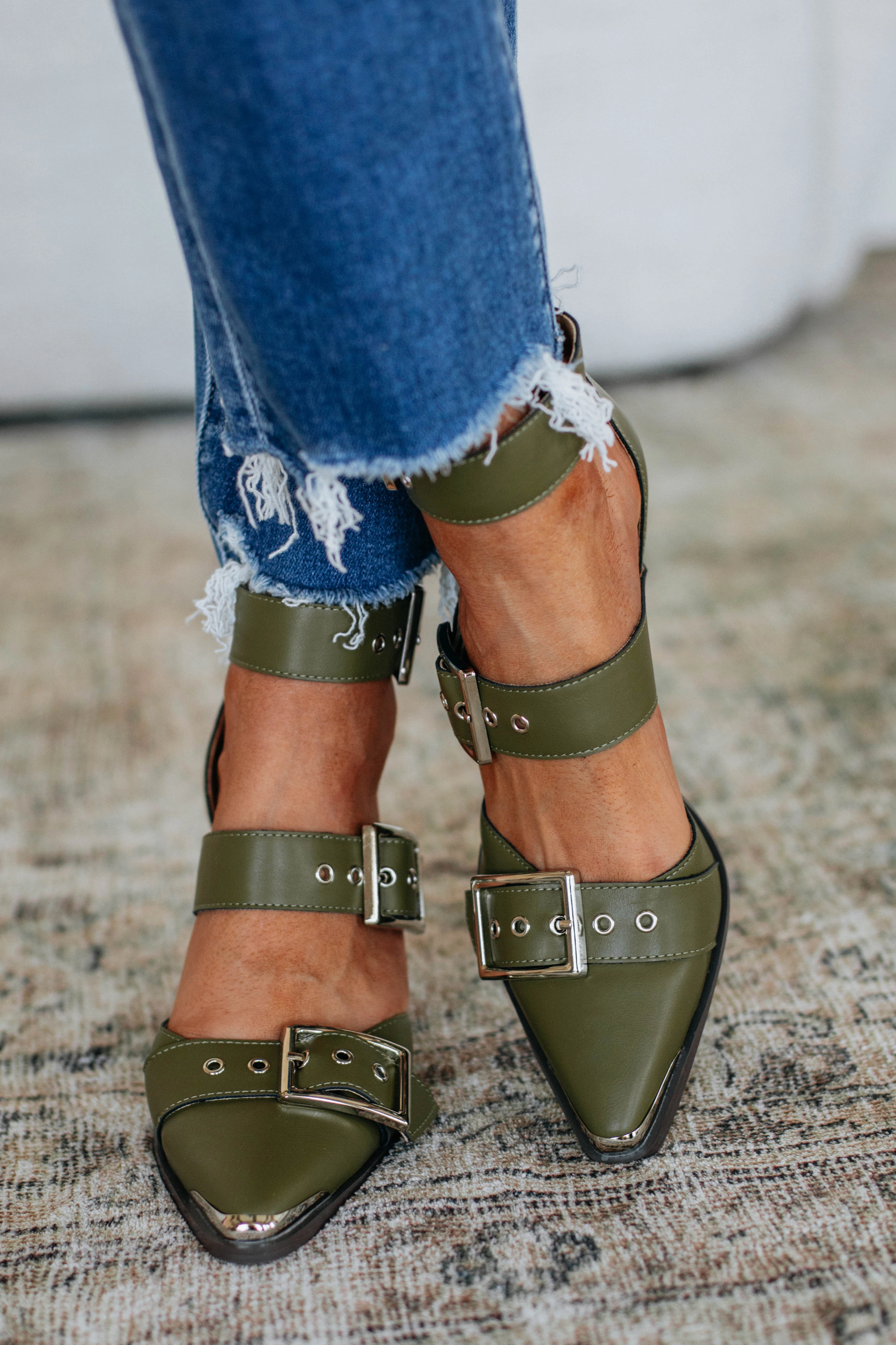 Proving My Point Heels - Olive Fantasy Path
