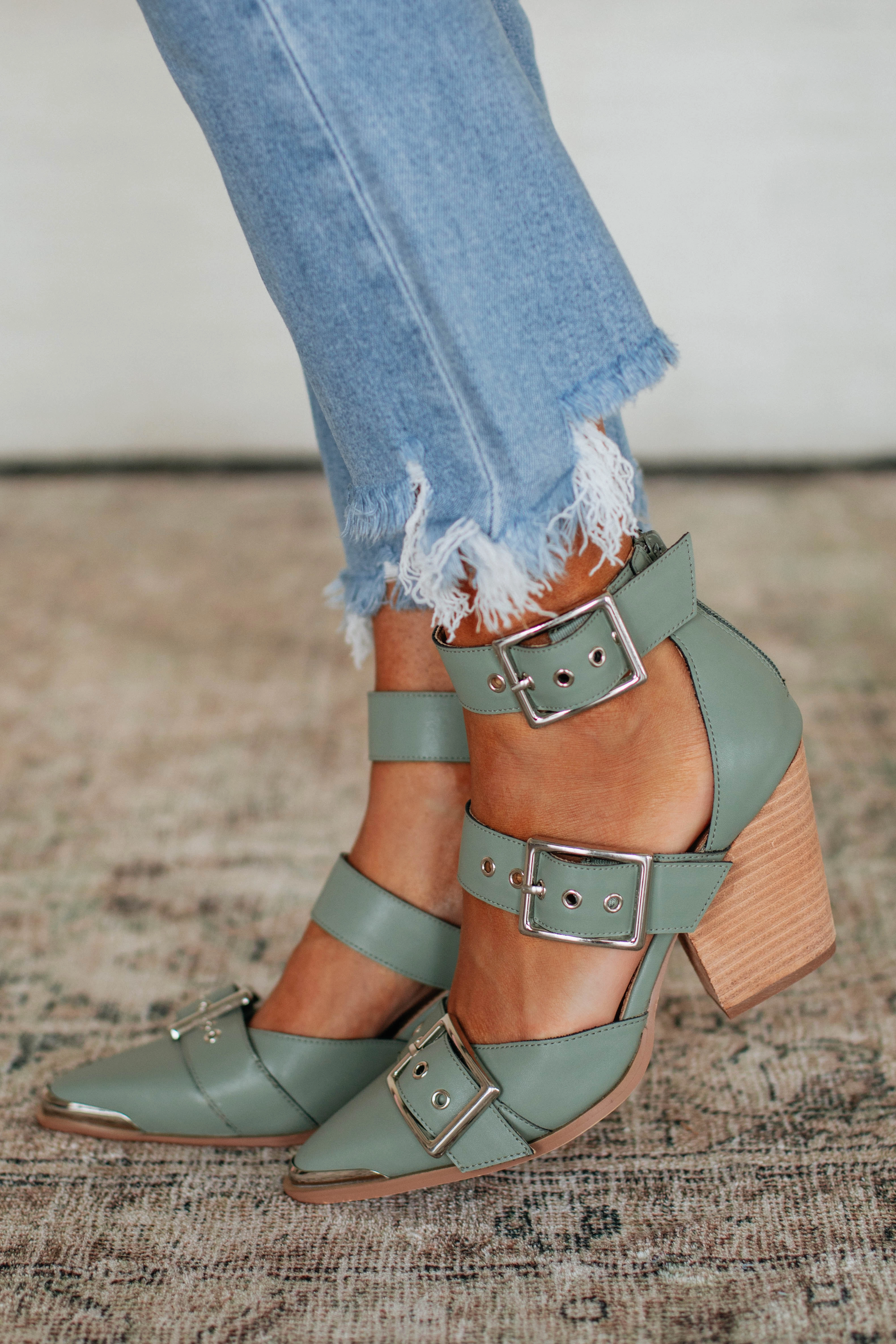Proving My Point Heels - Sage Vital Step Winter Chill