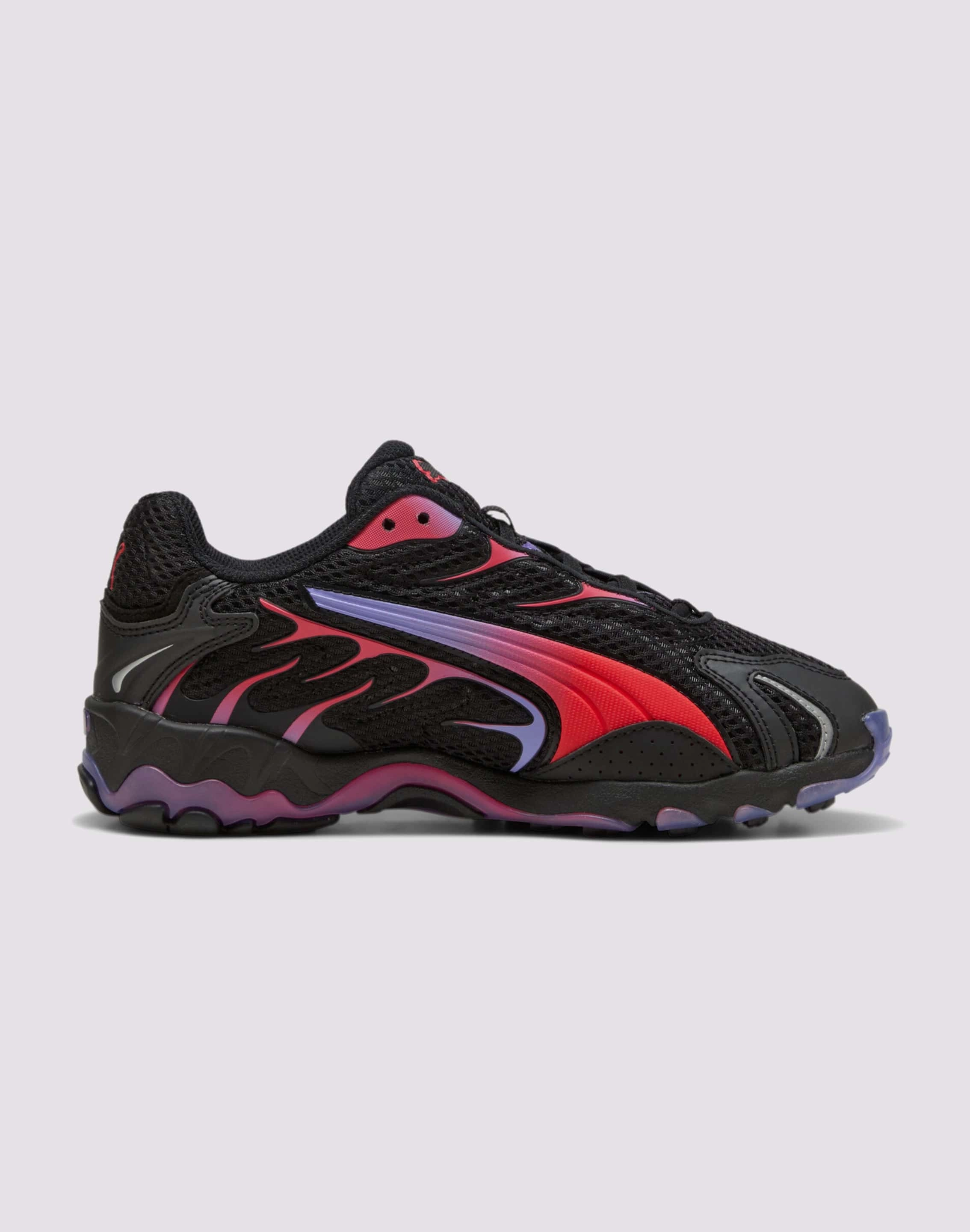 Semi - formal kids' shoes Pressure Relief Puma Inhale "Black/Red" Grade School Kids'