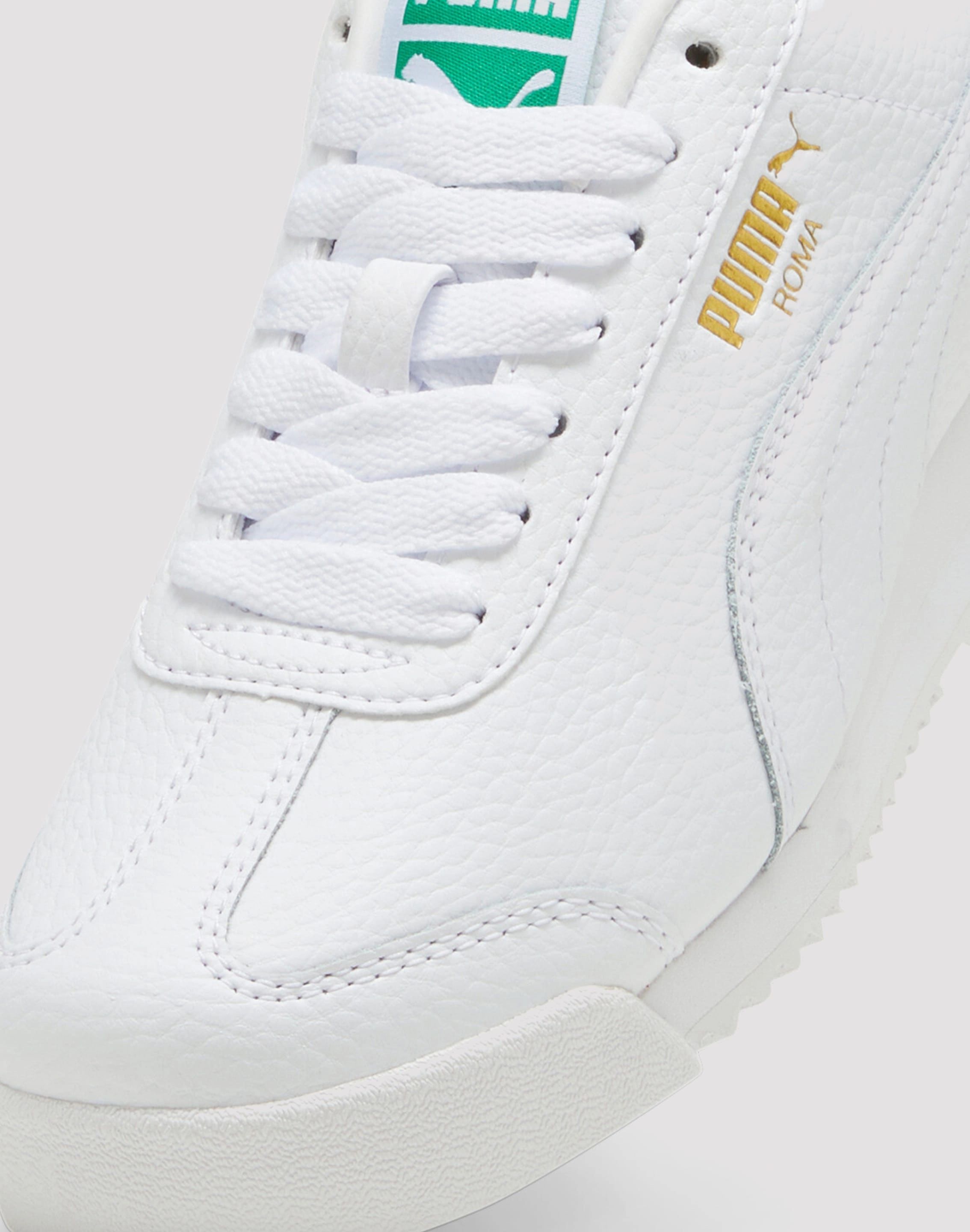 Velcro Closure System Puma Roma Grade School Kids' "White"