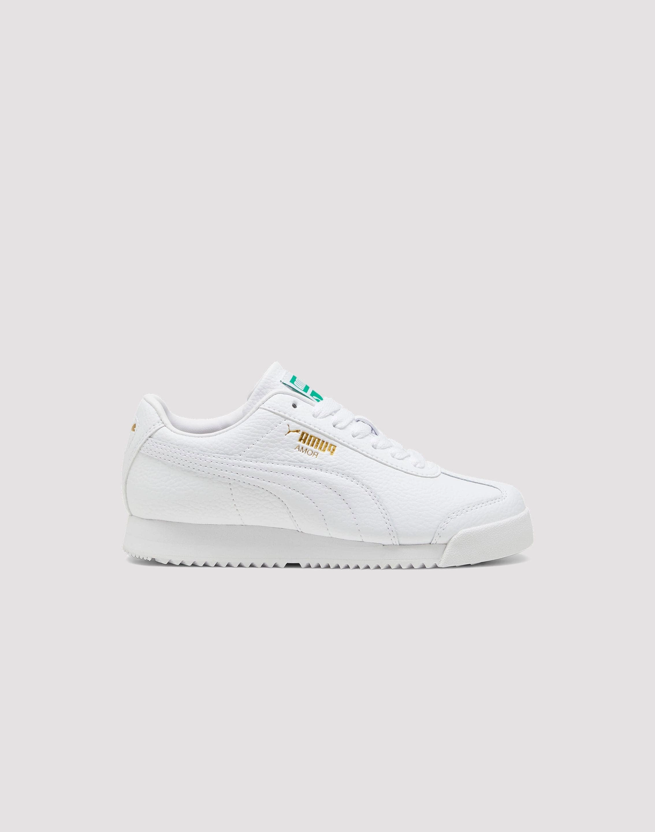 Cushioned heel Puma Roma Grade School Kids' "White"