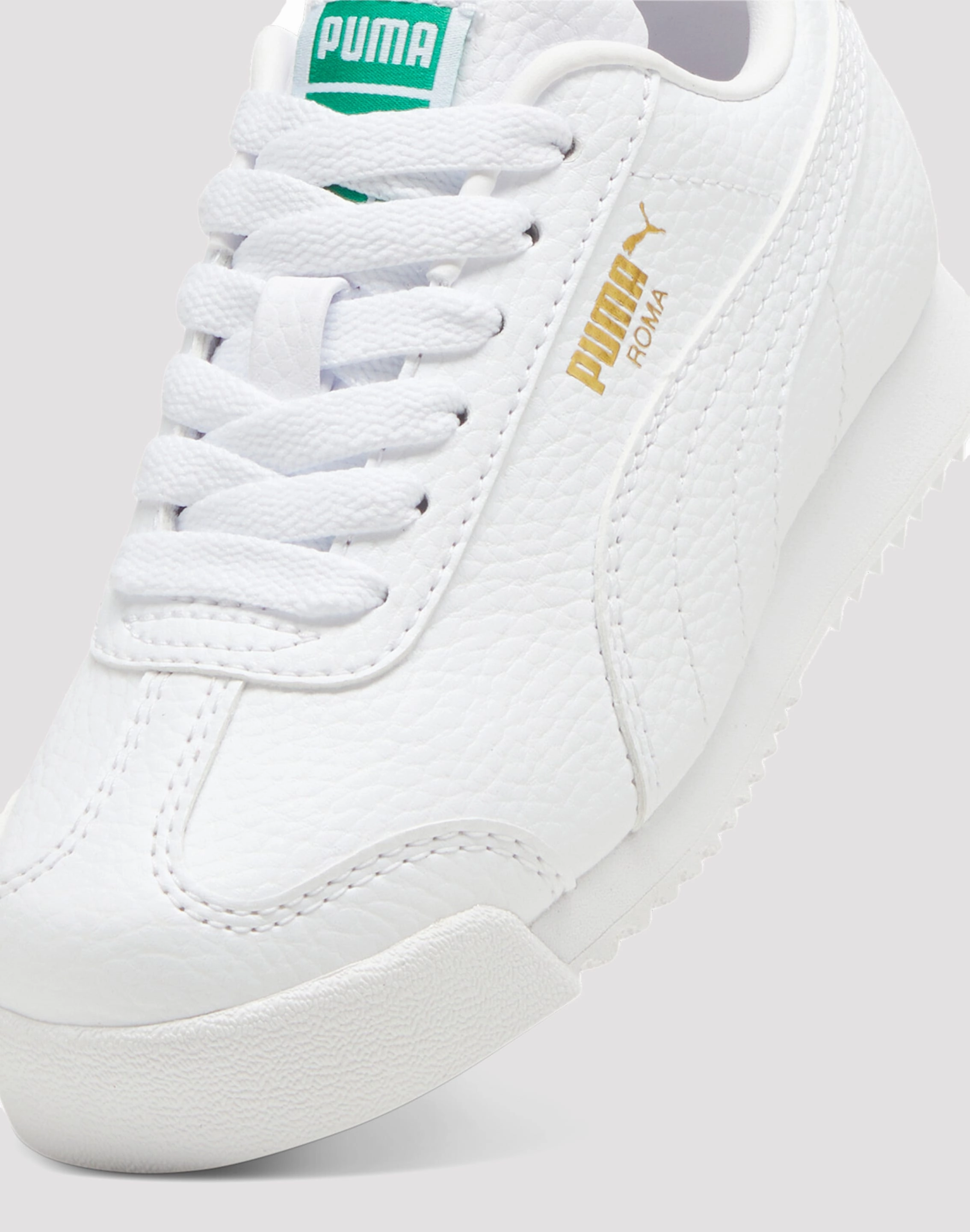Sturdy Outsole Puma Roma Preschool Kids' "White"