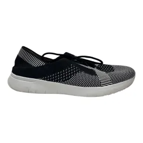 Long-Distance Walking Sporty Edge Shoes Sneakers By Fitflop In Black & White, Size:8