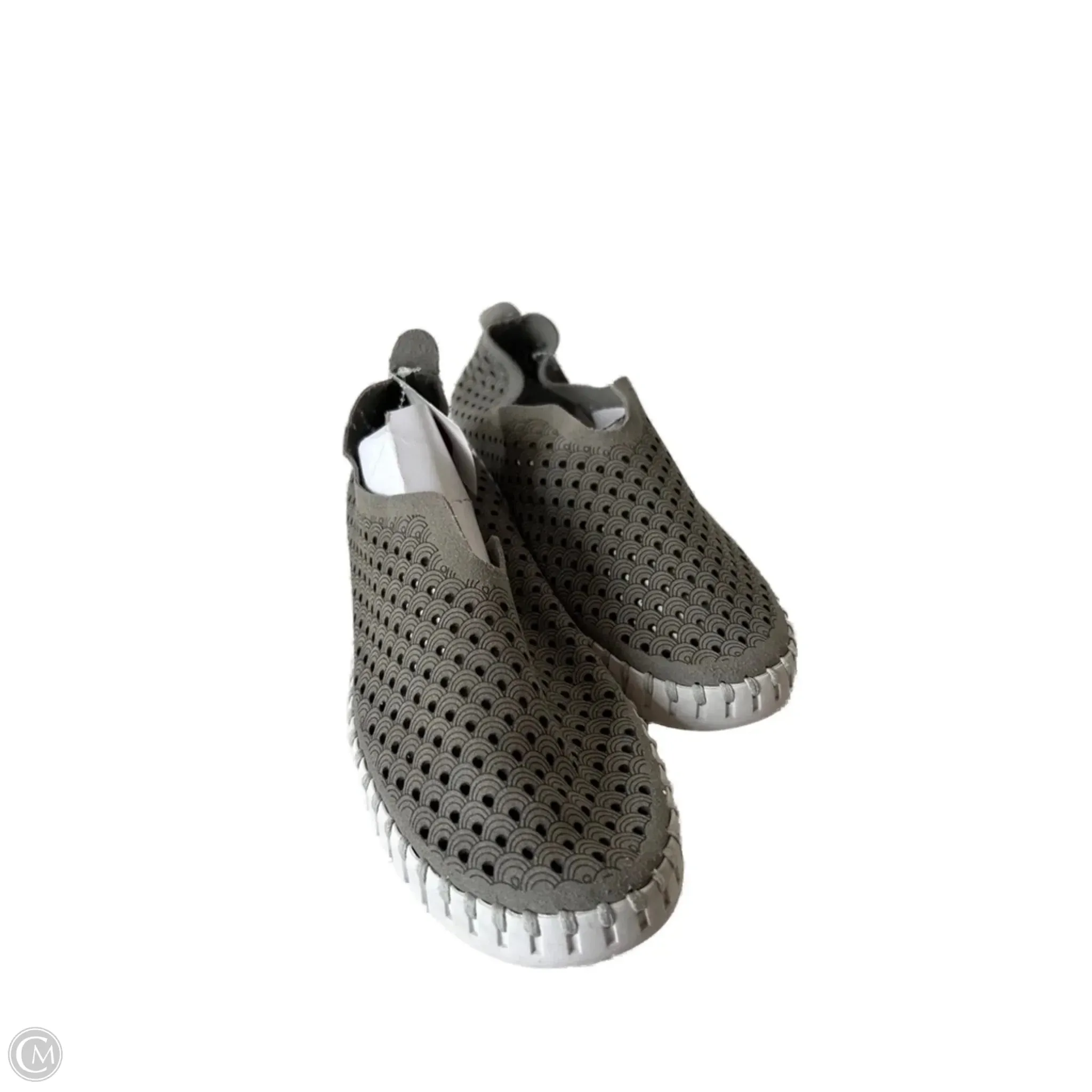 Reinforced Eyelet Durability Shoes Sneakers By Clothes Mentor In Grey, Size: 9.5