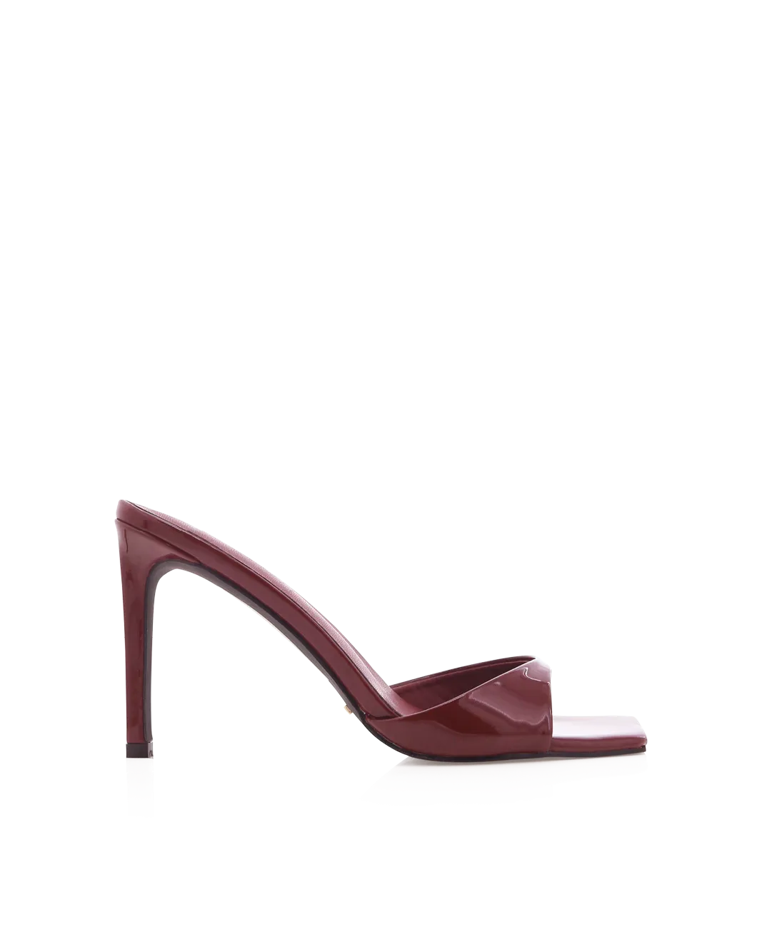 Shock Absorbing Midsole Flexible Arch Support ESMERALDA - DARK CHERRY PATENT