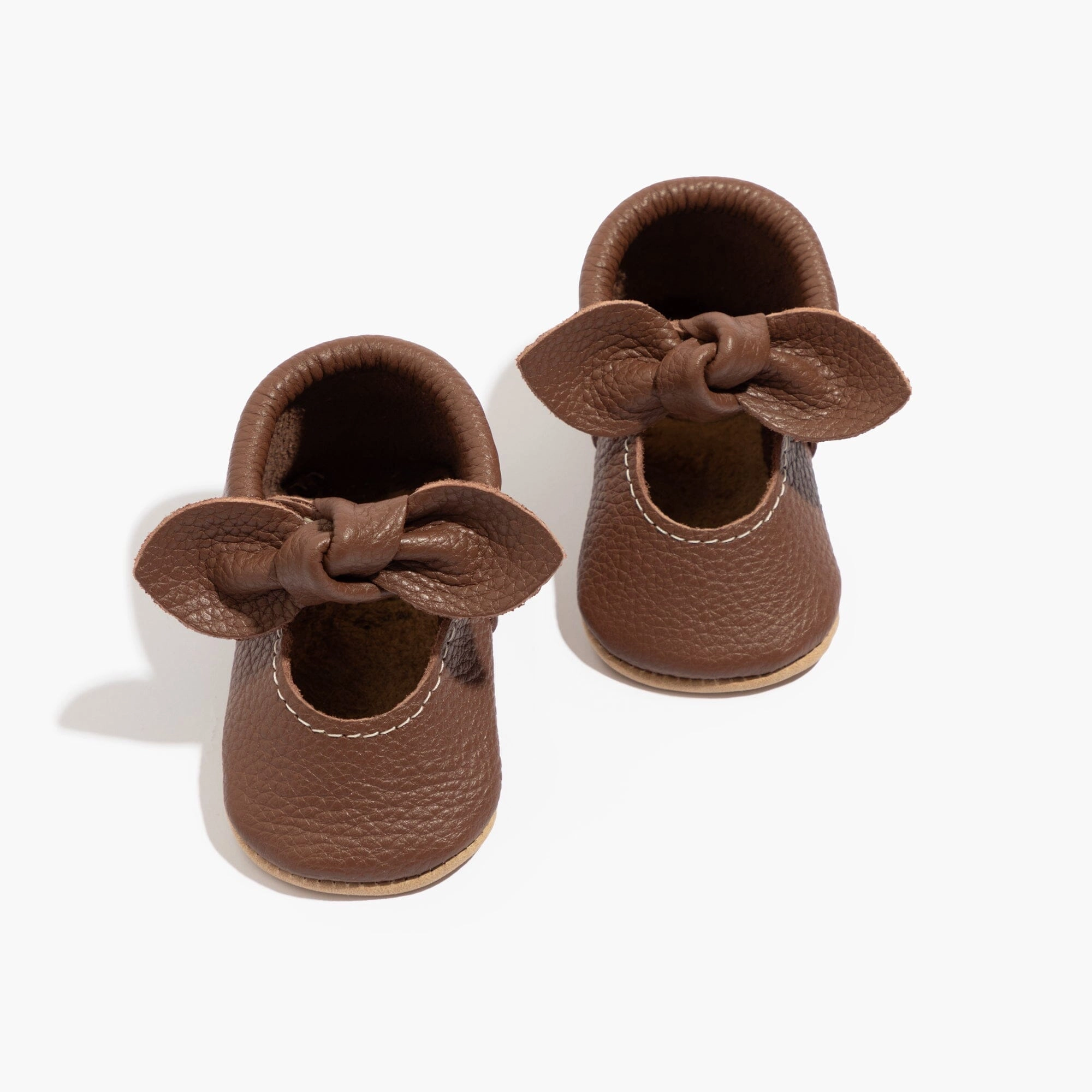 Girls' specific shoes Chestnut Knotted Bow Baby Shoe