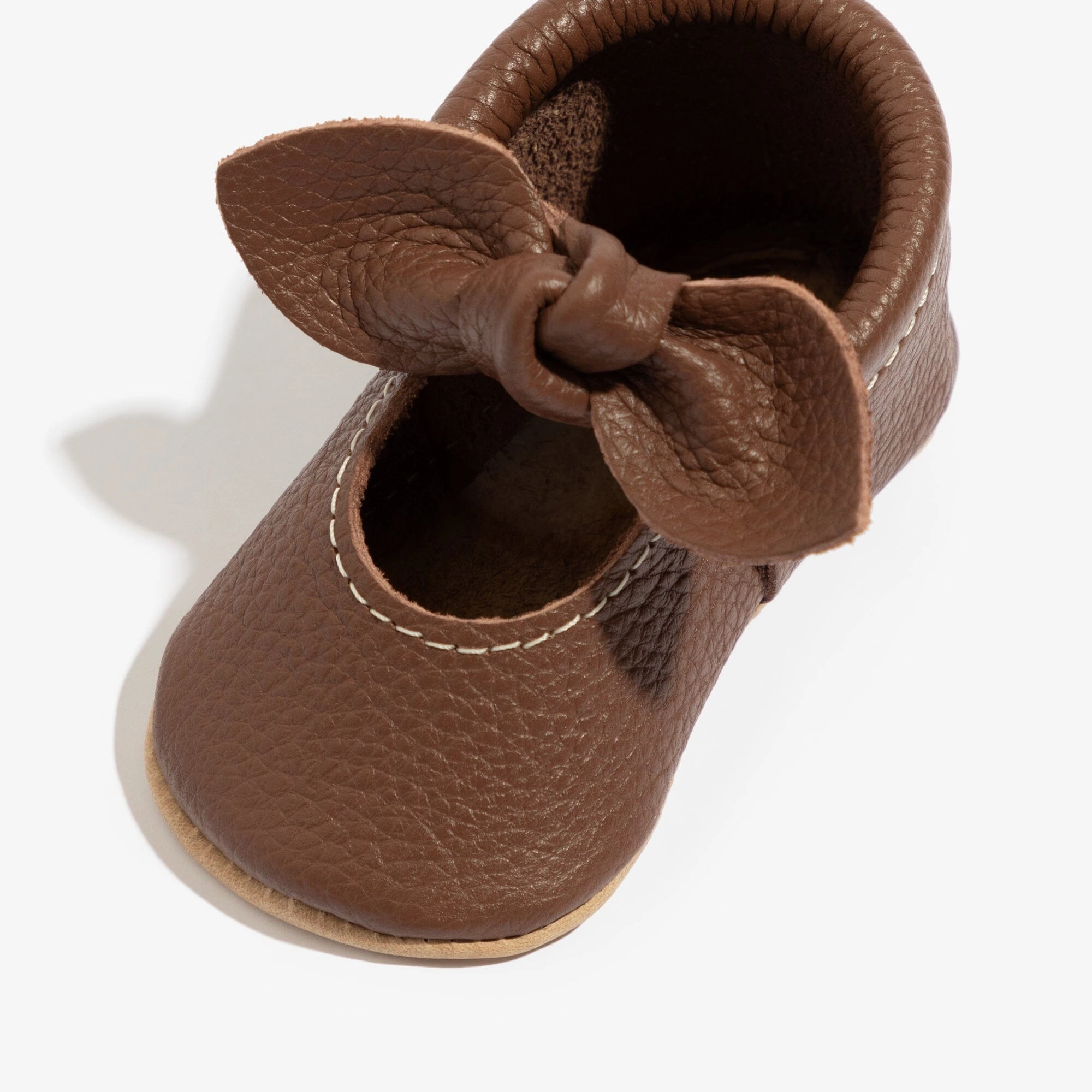 Lightweight Design Youngsters' goods Chestnut Knotted Bow Baby Shoe