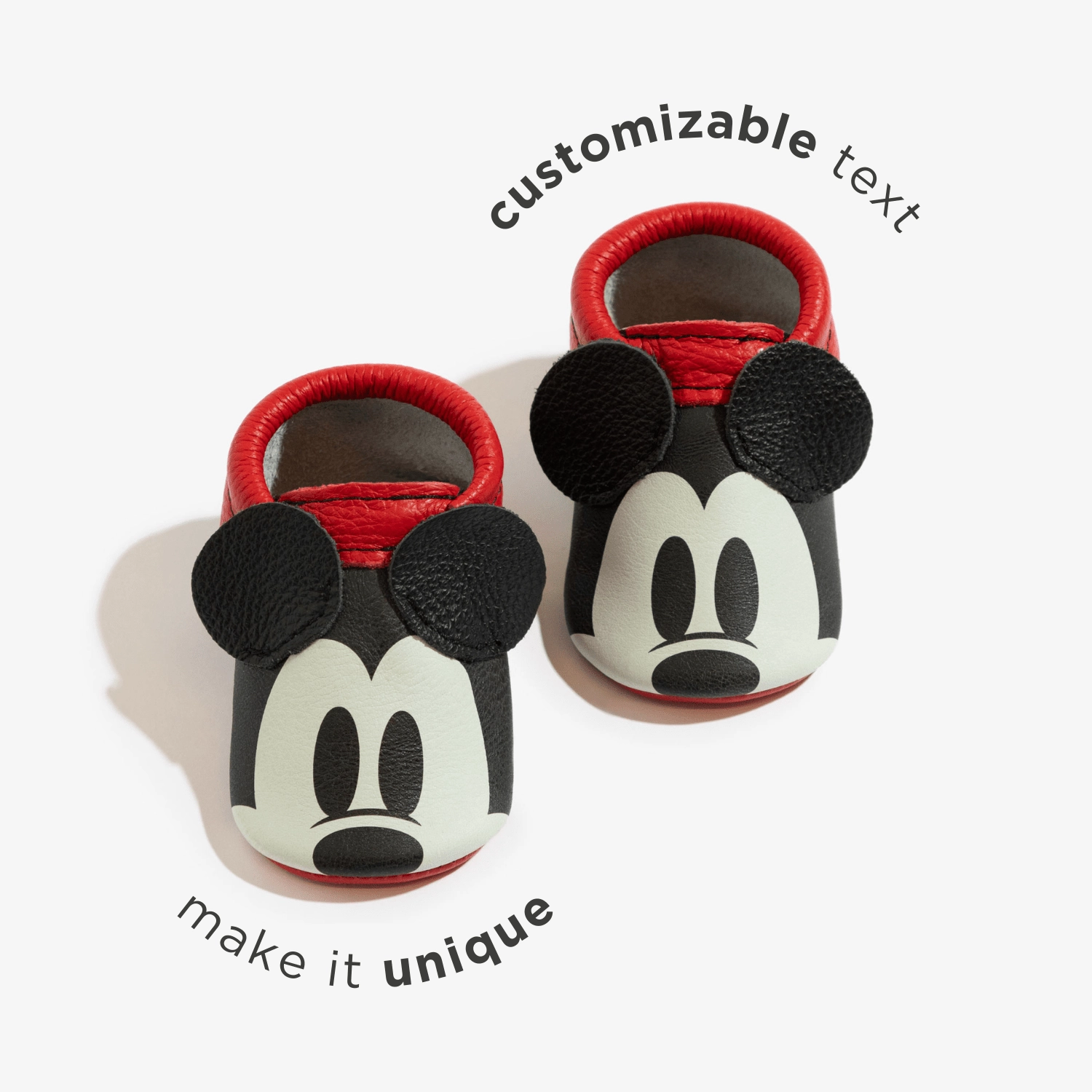 Custom Mickey Ears Baby Shoe Comfort Padding