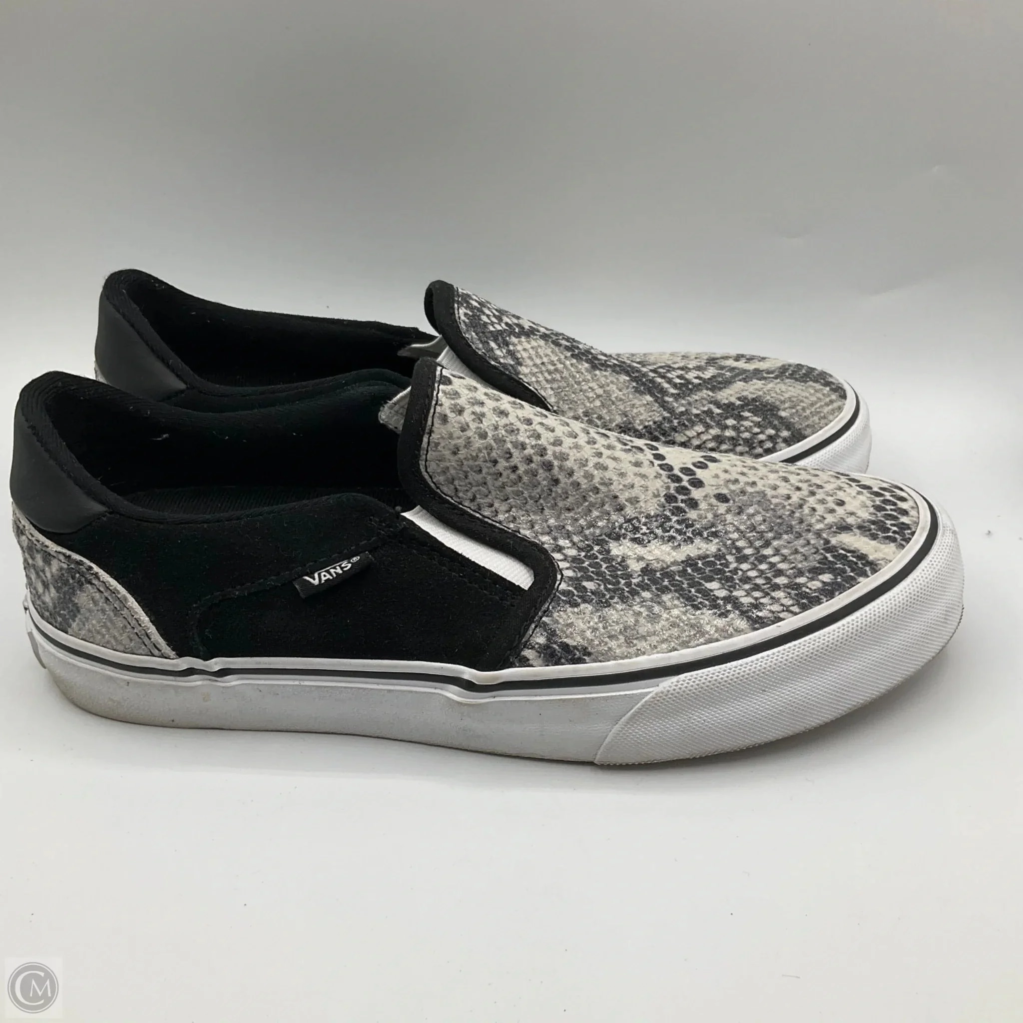 Hygroscopic Fiber Blend Shoes Sneakers By Vans In Animal Print, Size: 9