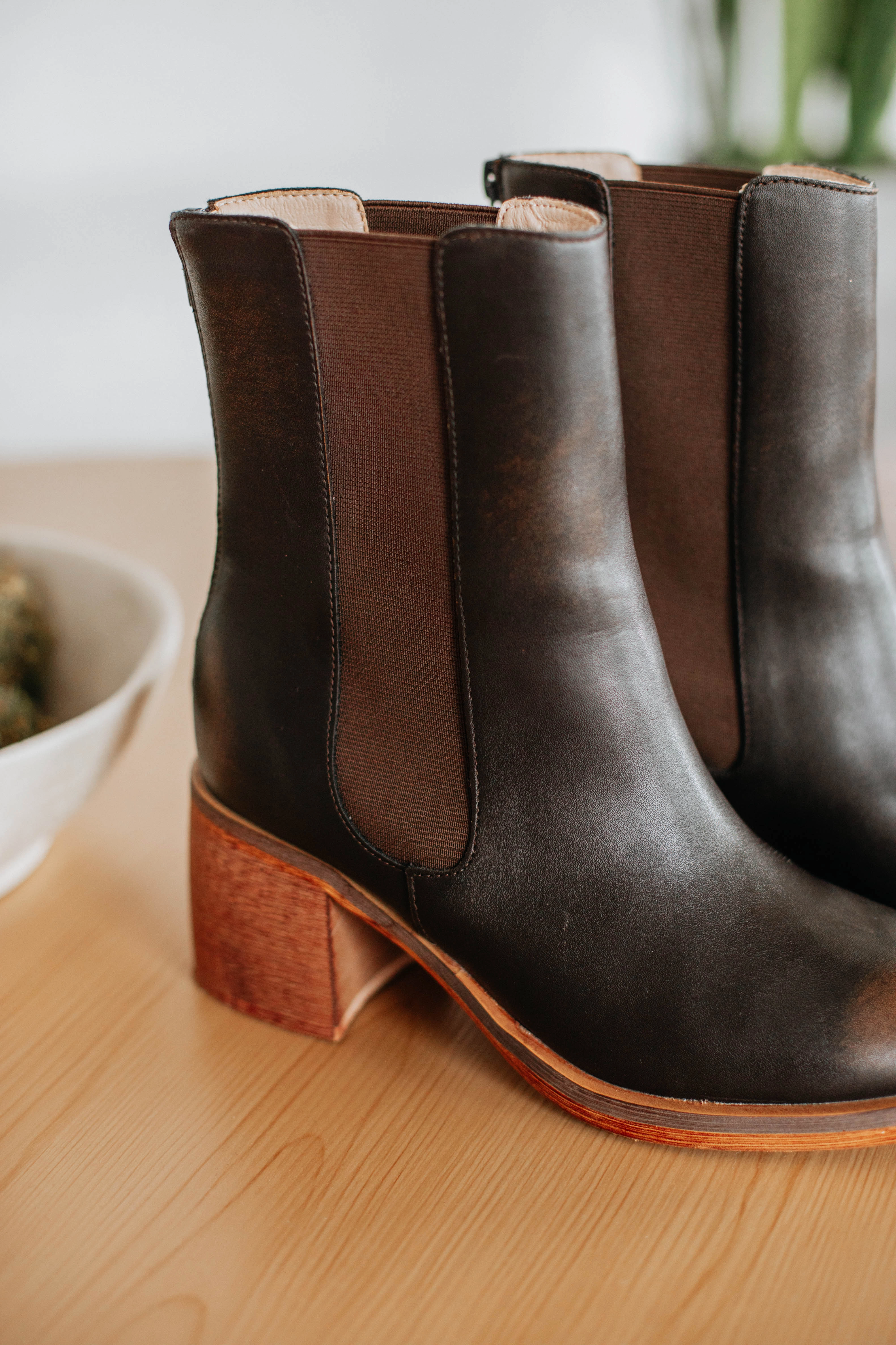 Back On The Scene Boots - Espresso Office Smart Move Bold